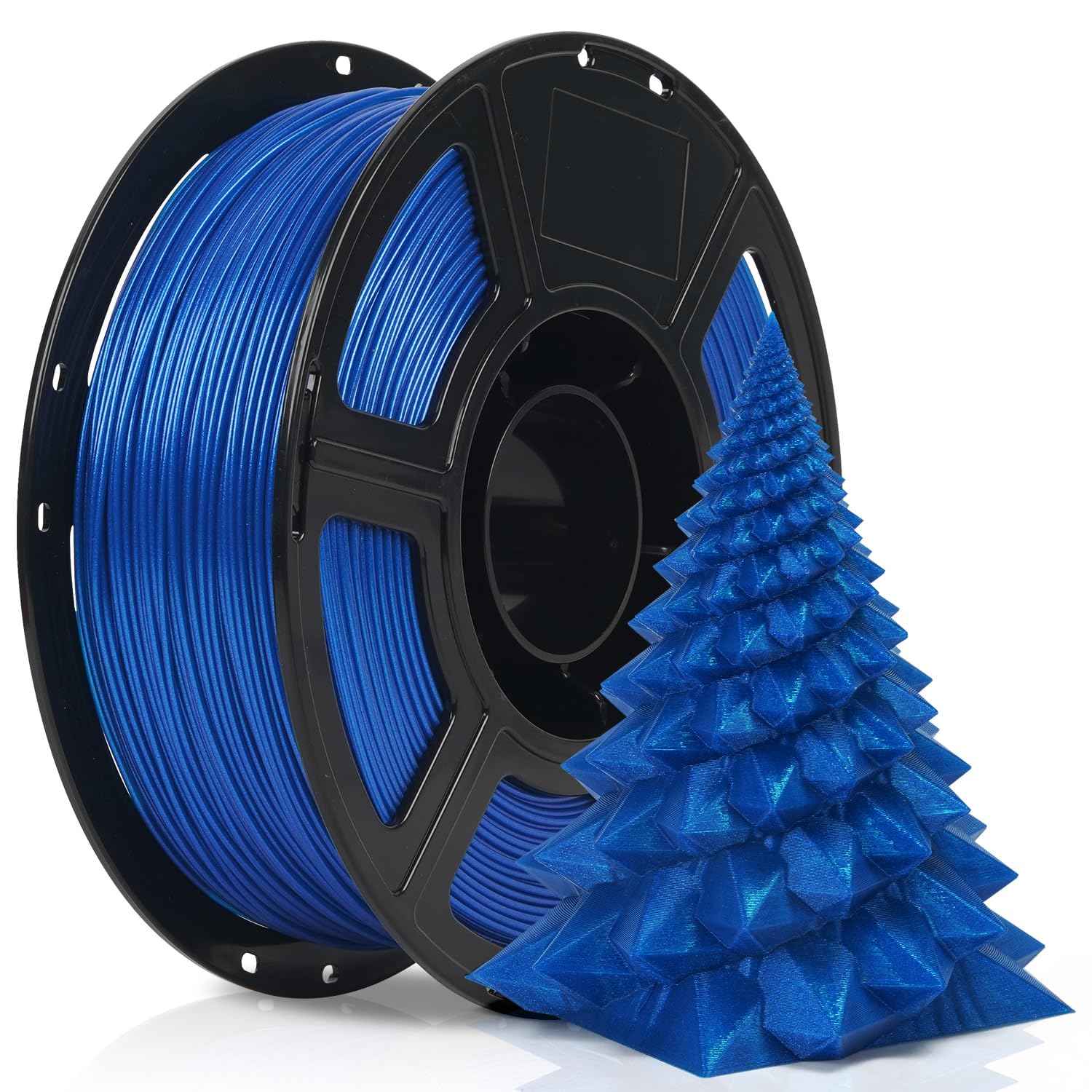 FLASHFORGE Xmas Series Rapid PLA Filament Aurora Blue, High Flow Speedy 3D Printer Filament Max 500mm/s High-Speed Printing, Rad