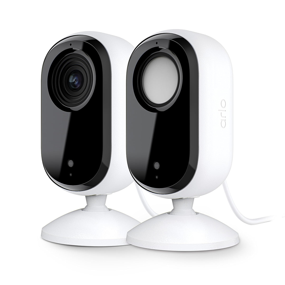 Arlo Essential Indoor Wired Security Camera, 2nd Generation - Home Security Camera with Night Vision, Wi-Fi Connection & 2-Way A