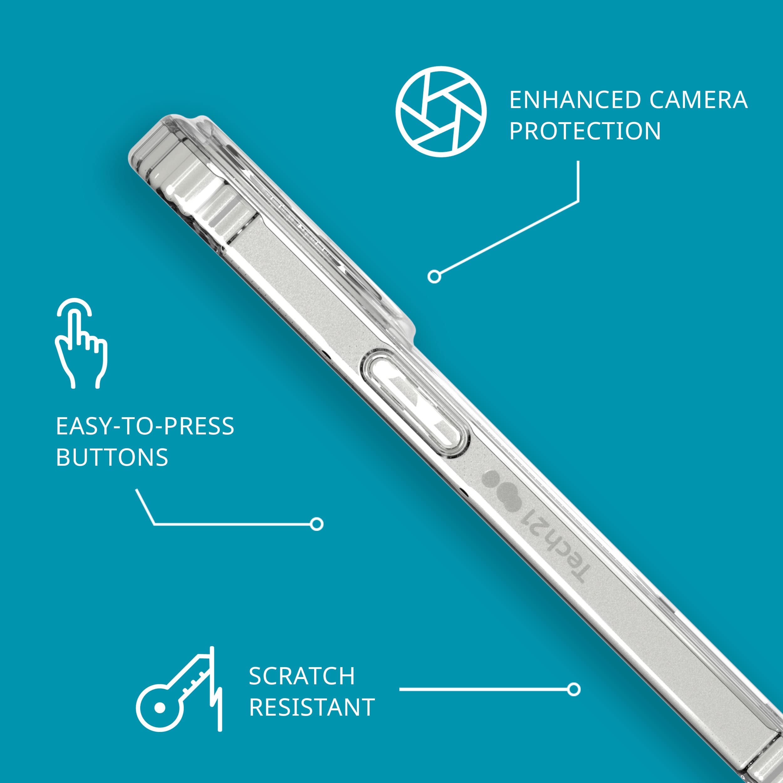 Tech21 Iphone 14 Pro Evo Clear Compatible With Magsafe