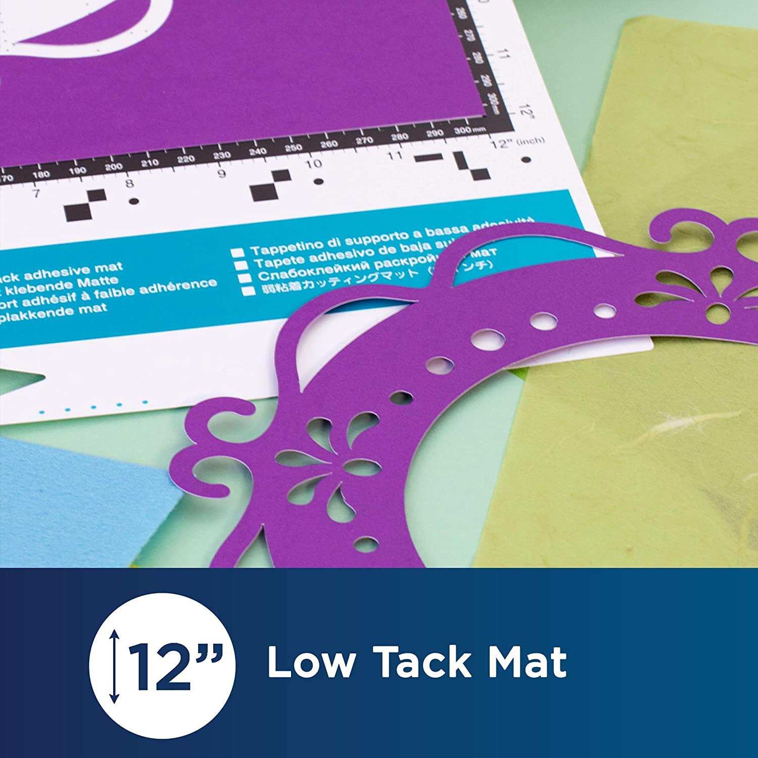 Brother Scanncut Dx Mats, 12' X 12' Standard And Low Tack Adhesives, 3 Each, And 12' X 12' Non Tack Scanning Mat