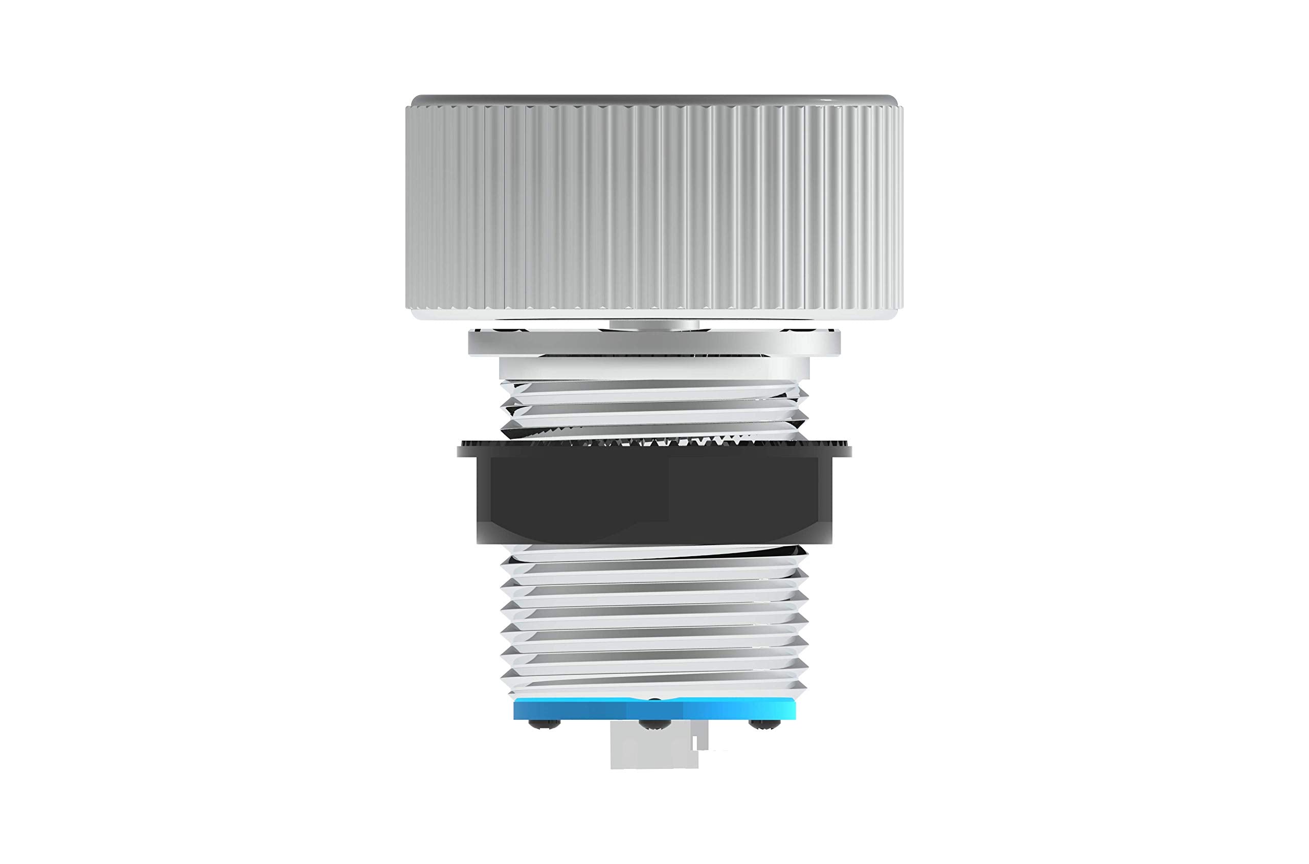 ThunderStick GRS USB Button Hole Spinner X/Y Axis Swap Aluminum Silver