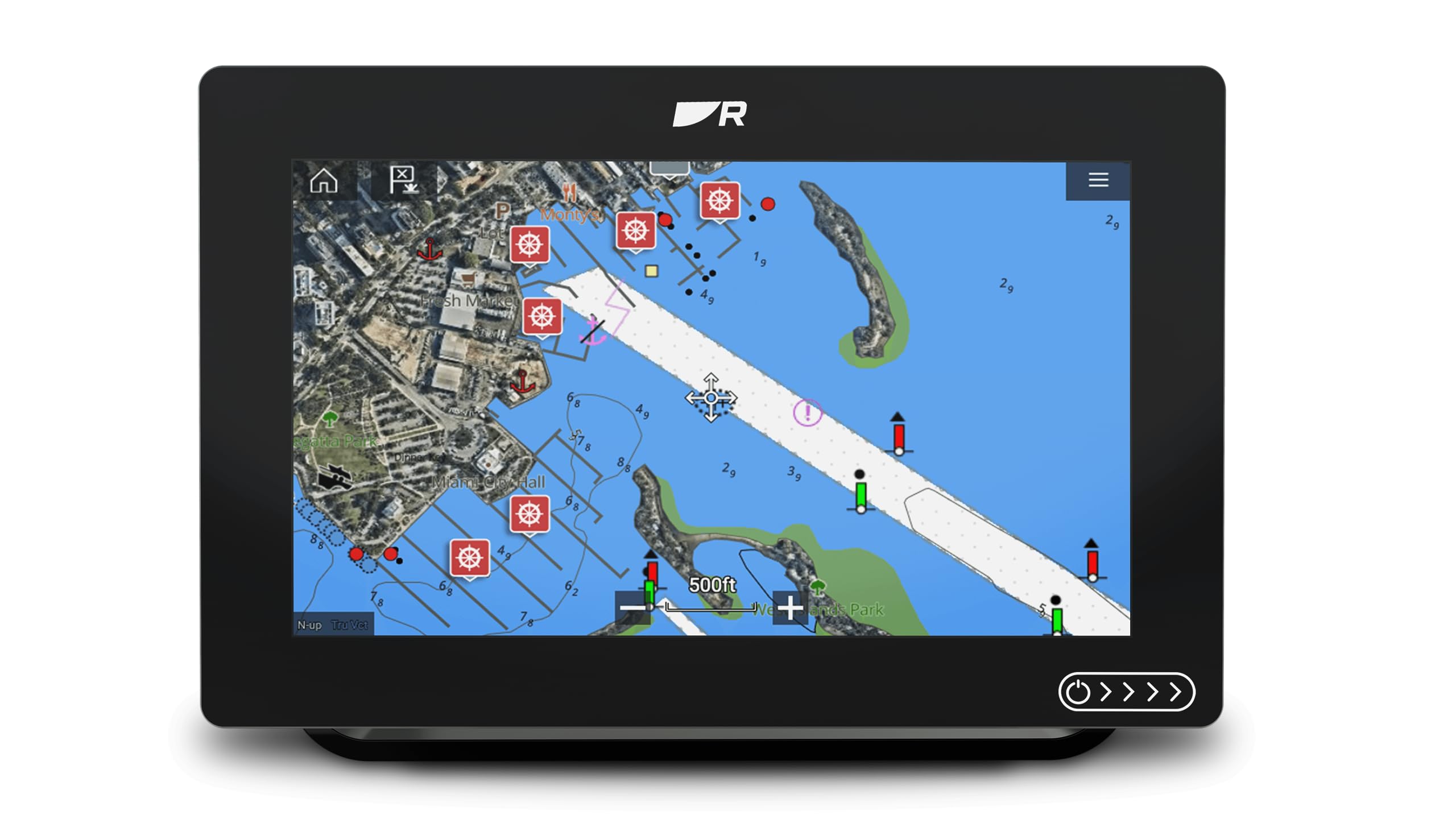 Raymarine   Lighthouse North America Microsd Format Electronic Chart