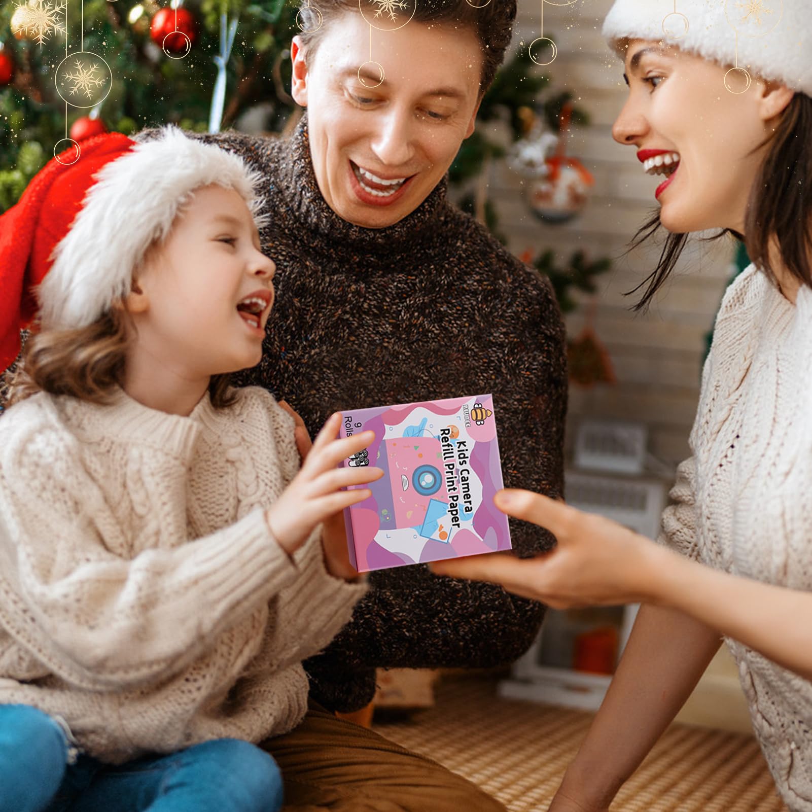 9 Rolls Kids Instant Camera Refill Print Paper  Photo Printer Thermal Paper Rolls, Compatible With Vtech Kidizoom Printcam, Inst