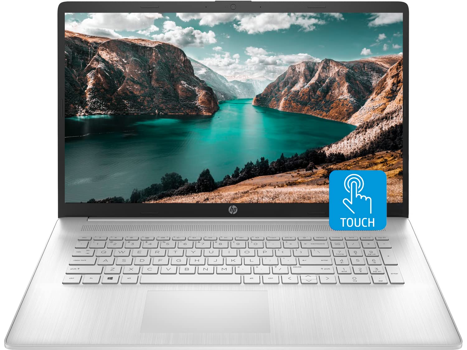Hp 17 Laptop, 17.3'' Hd+ Touchscreen, Intel Core I7 1255U Processor, 16Gb Ram, 256Gb Ssd, Webcam, Hdmi, Wi Fi, Windows 11 Home, 