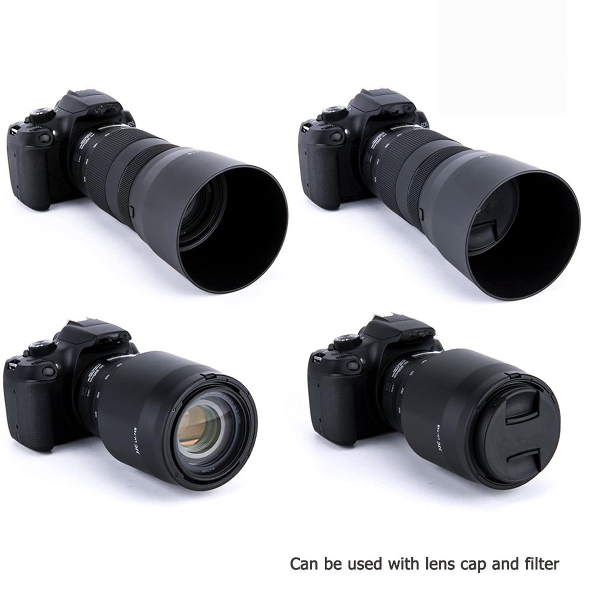 Jjc Dedicated Lens Hood Shade Protector For Canon Rf 100 400Mm F5.6 8 Is Usm & Ef 70 300Mm F/4 5.6 Is Ii Usm Lens Replaces Canon