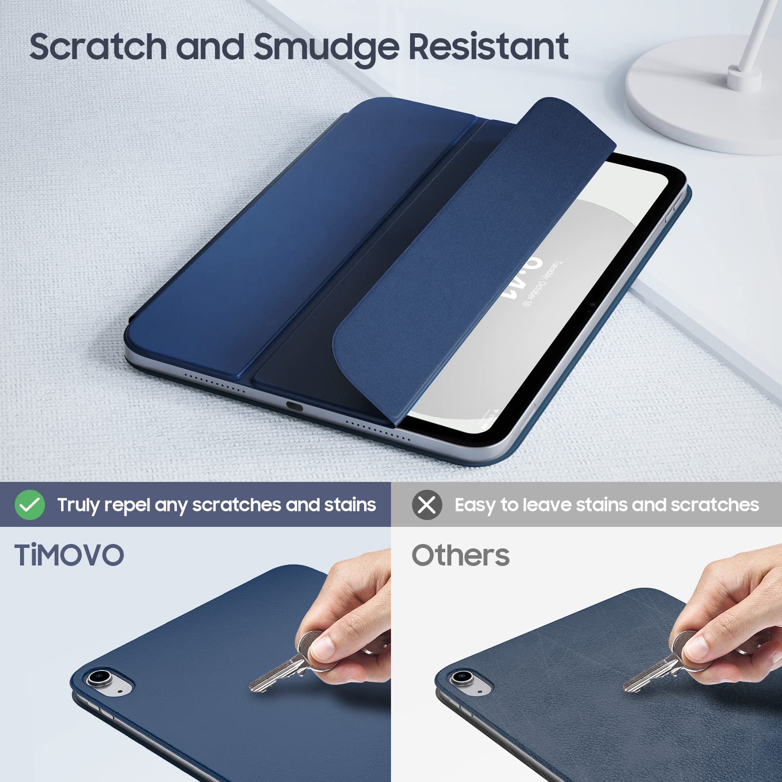 Timovo Magnetic Case For Ipad (A16) 11Th Generation 11 Inch 2025/Ipad 10Th Generation 10.9 Inch 2022, Smart Folio Magnetic Trifo