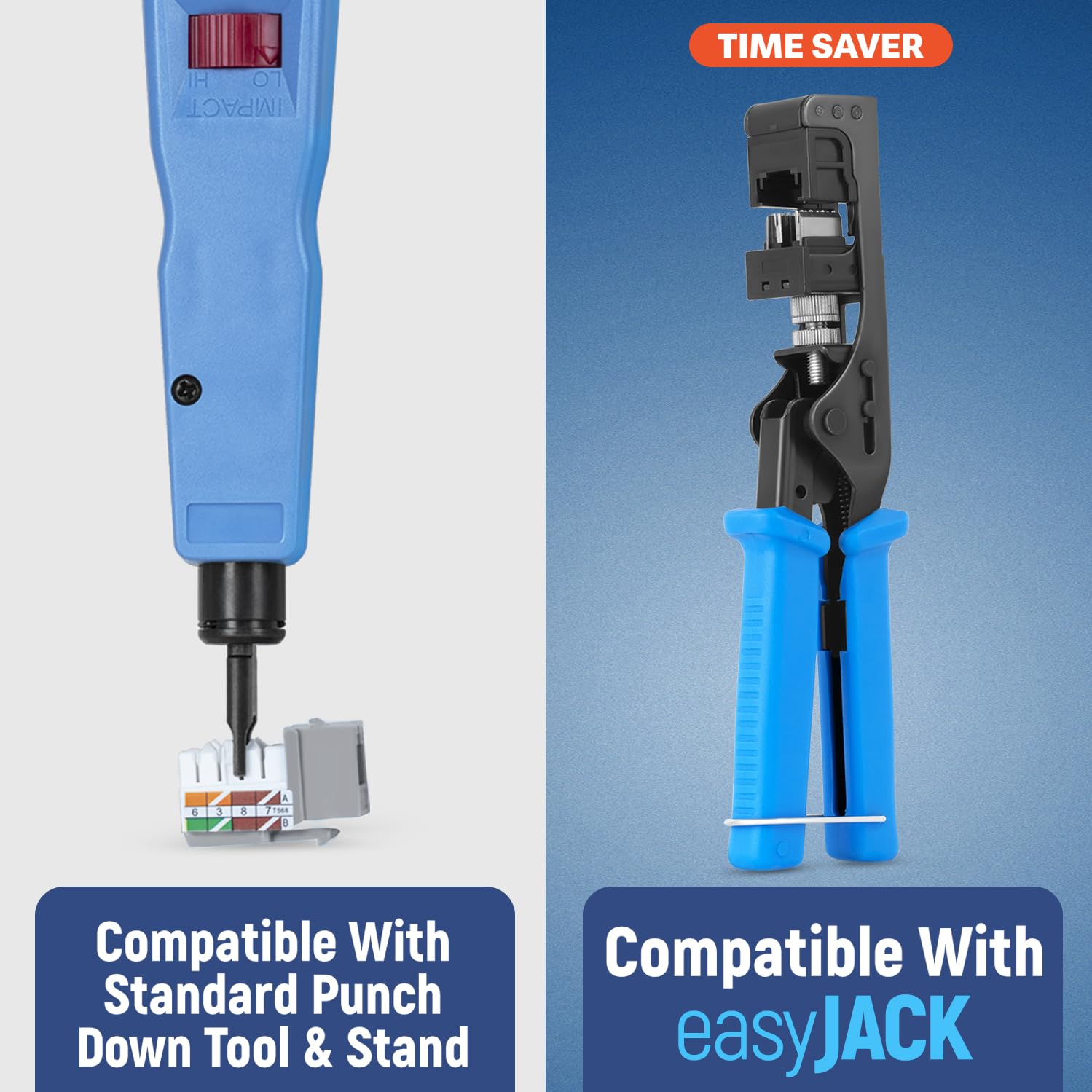 Everest Media Solutions 90 Angled Cat6A Keystone Jack In Gray   Slim Profile Rj45 Ethernet Connector   Compatible With 90 Angled