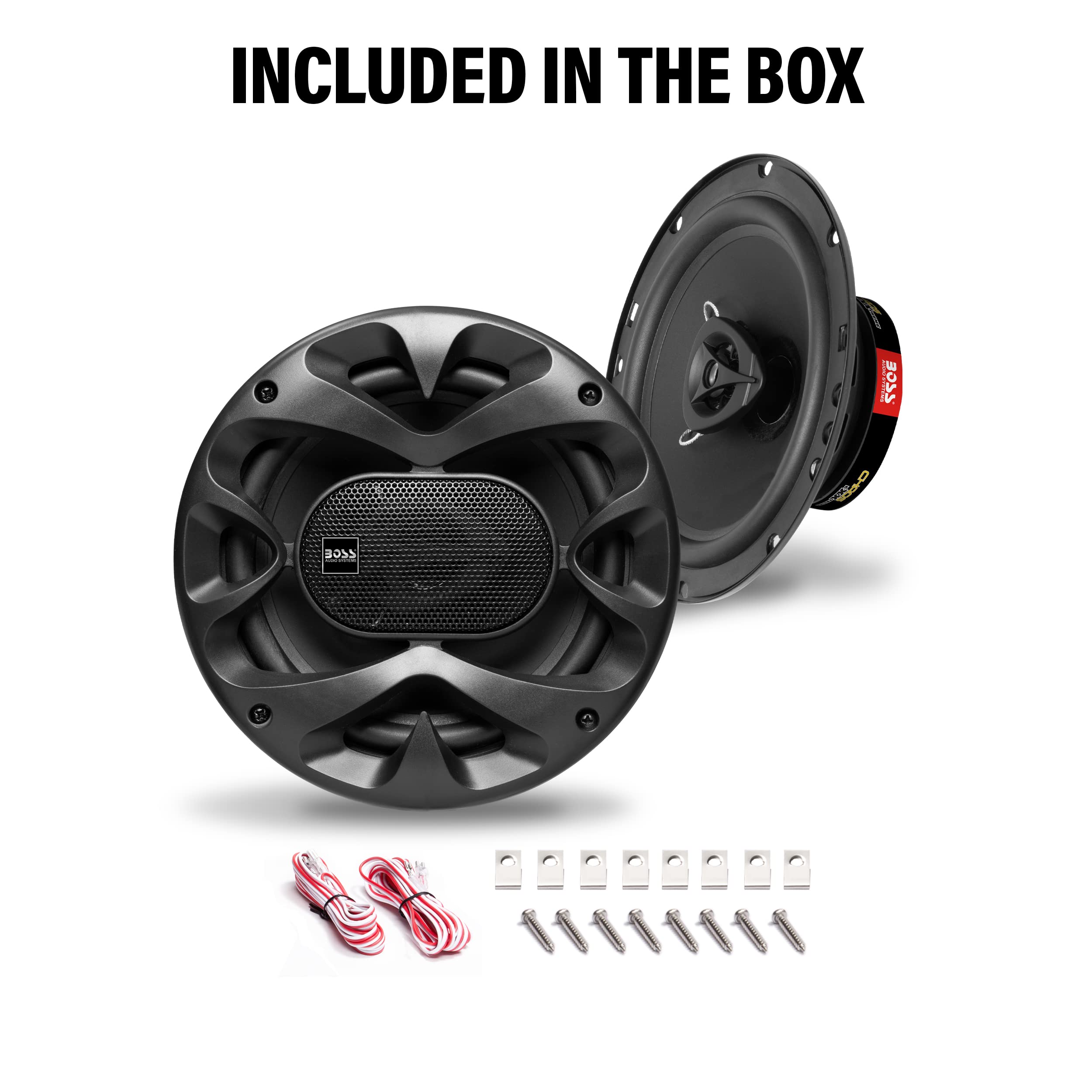Boss Audio Systems Ch6520B Chaos Series 6.5 Inch Car Stereo Door Speakers   250 Watts Max, 2 Way, Full Range Audio, 1 Inch Tweet