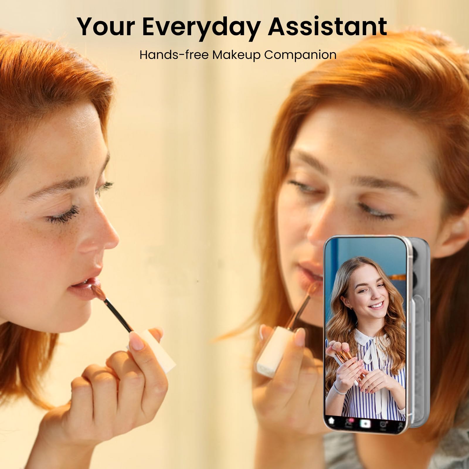 2 Pack Silicone Double-Sided Suction Phone Case Detachable Mount For Iphone And Android Cellphones, Strong Adhesion Holder Hands