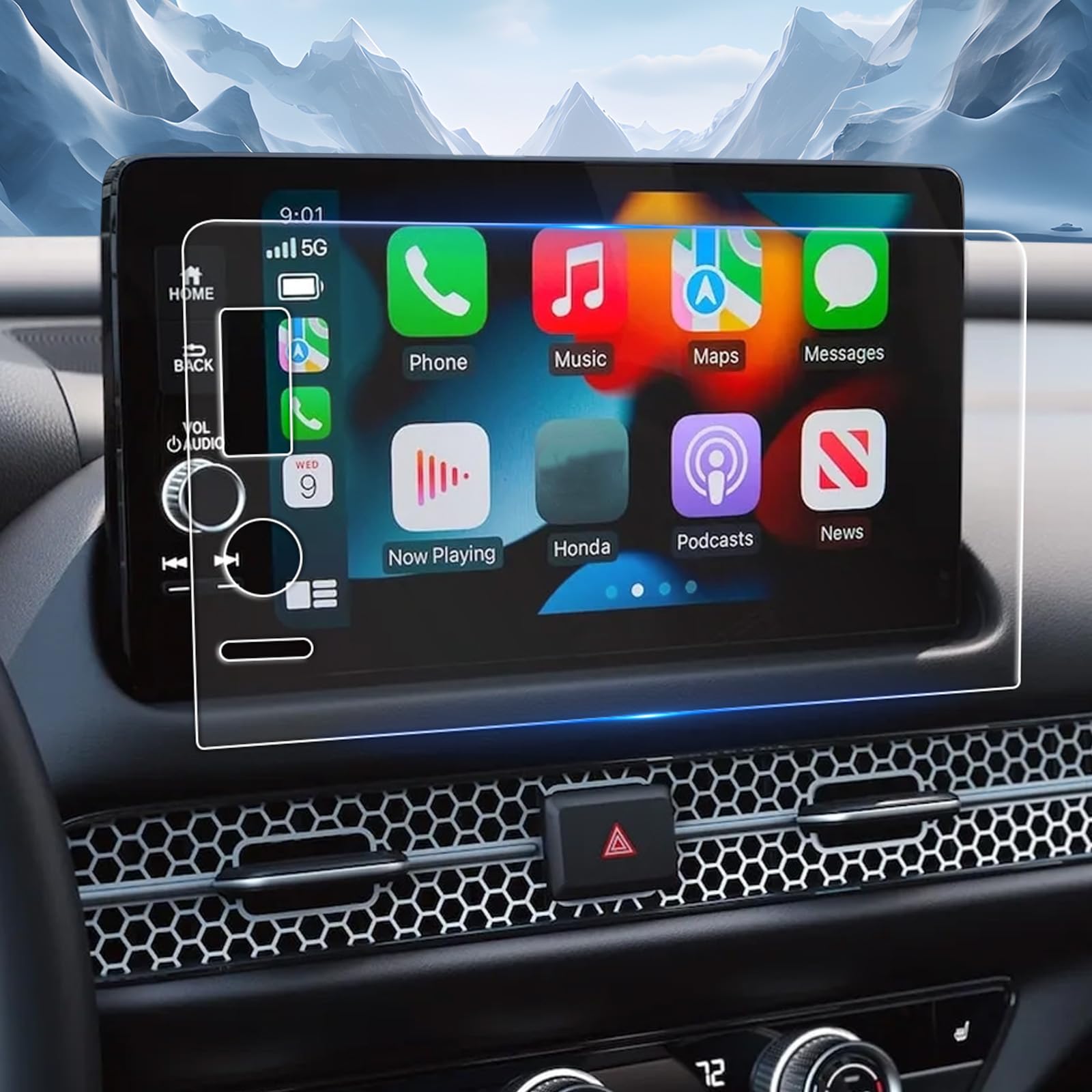 Anti Glare Screen Protector For 2025 Honda Hr V Ex L 9� 2023 2024 2025 Honda Hr V Hrv Accessories Ex L Touch Screen Cover Guard Sensitive Ultra Hd Clear Anti Scratch Self Healing Bubble Free 2 Pack