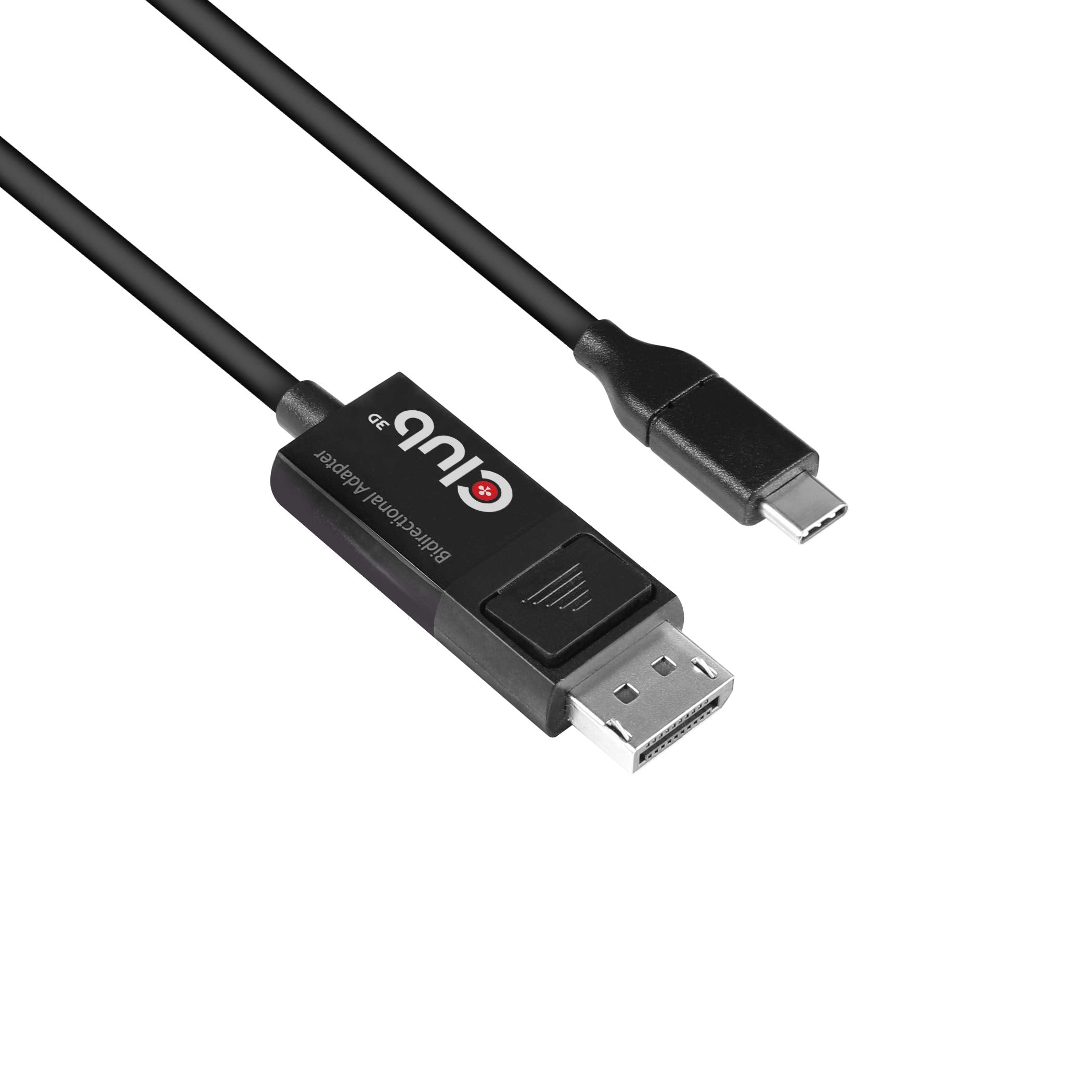 Club3D Cac 1557 Usb Type C To Displayport 1.4 Bi Directional Cable With 8K 60Hz, 4K 120Hz Hdr Video Support 1.8M 6Ft M/M