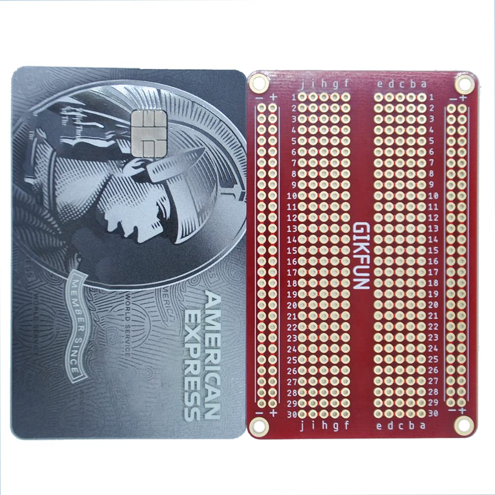 Gikfun Solder Able Breadboard Gold Plated Finish Proto Board Pcb For Arduino Soldering Projects (Pack Of 3Pcs) Gk1022