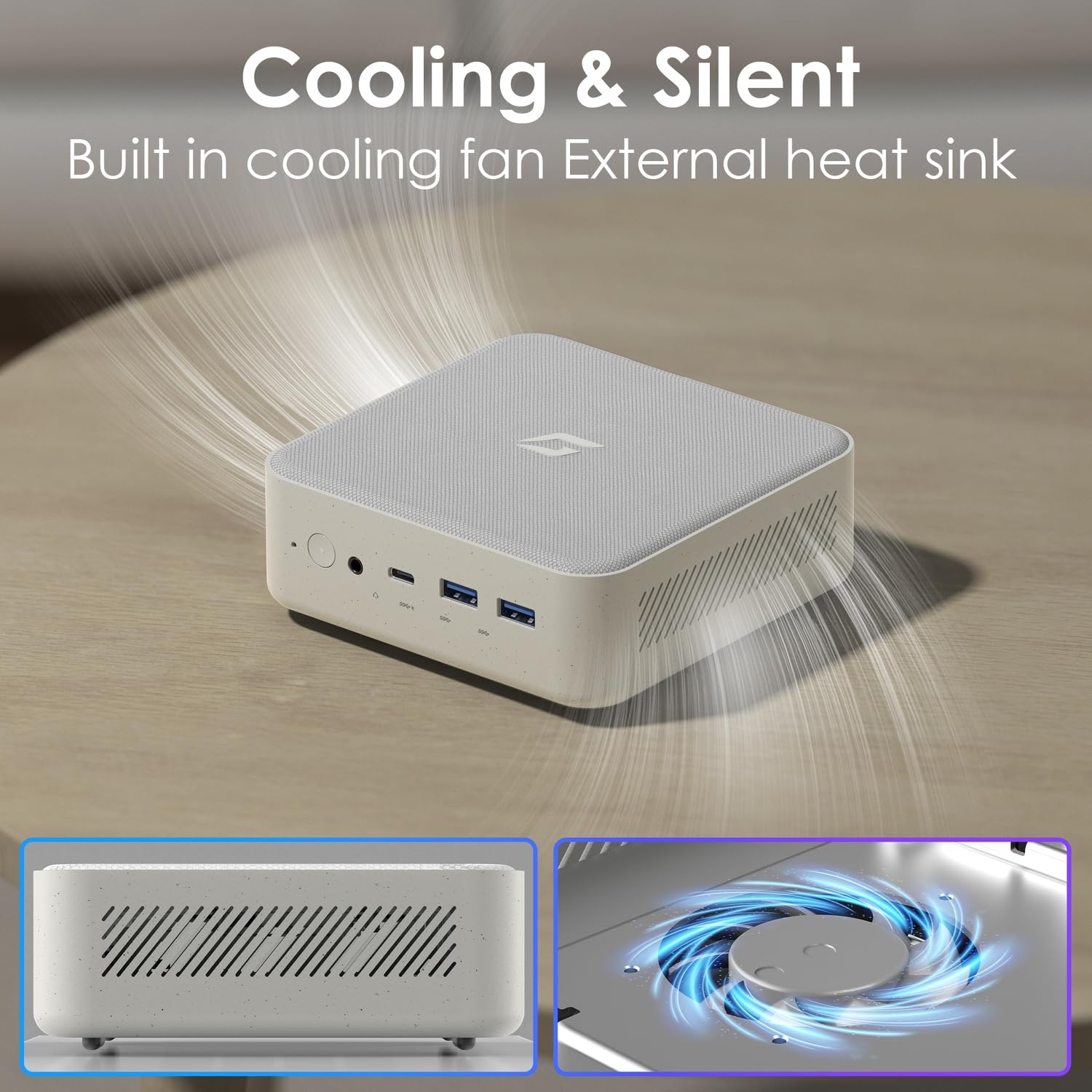 Cybergeek Mini Gaming Pc Linux, Amd Ryzen 7 5700U (8C/16T, Up To 4.3Ghz), 64Gb Ddr4 Ram 1Tb Pcie Ssd, Mini Desktop Computers Wit