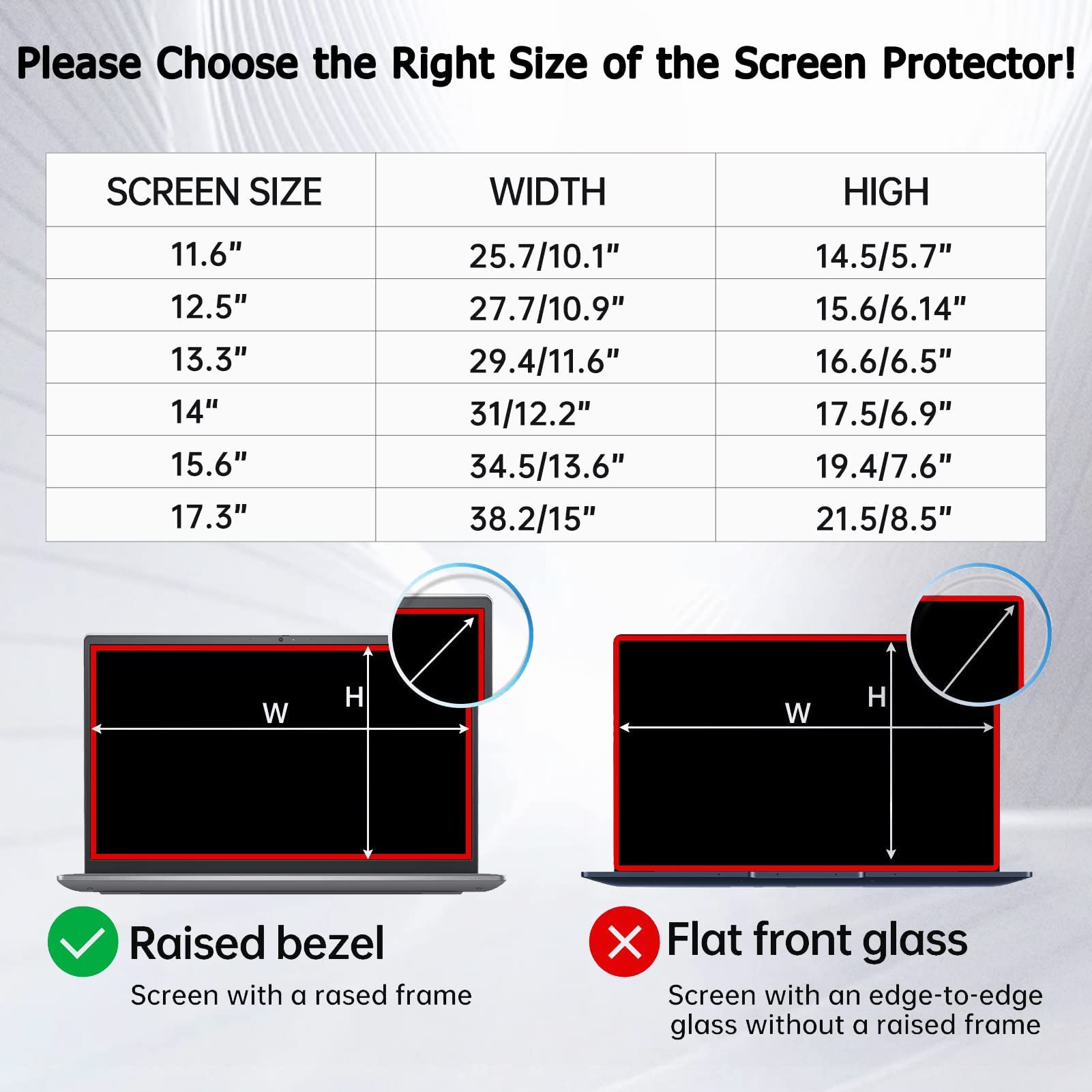 ?2 Pack?11.6'' Blue Light Blocking Laptop Screen Protector For Acer/Lenovo/Asus/Samsung/Dell/Hp/Msi 11.6Inch (16:9 Aspect Ratio)