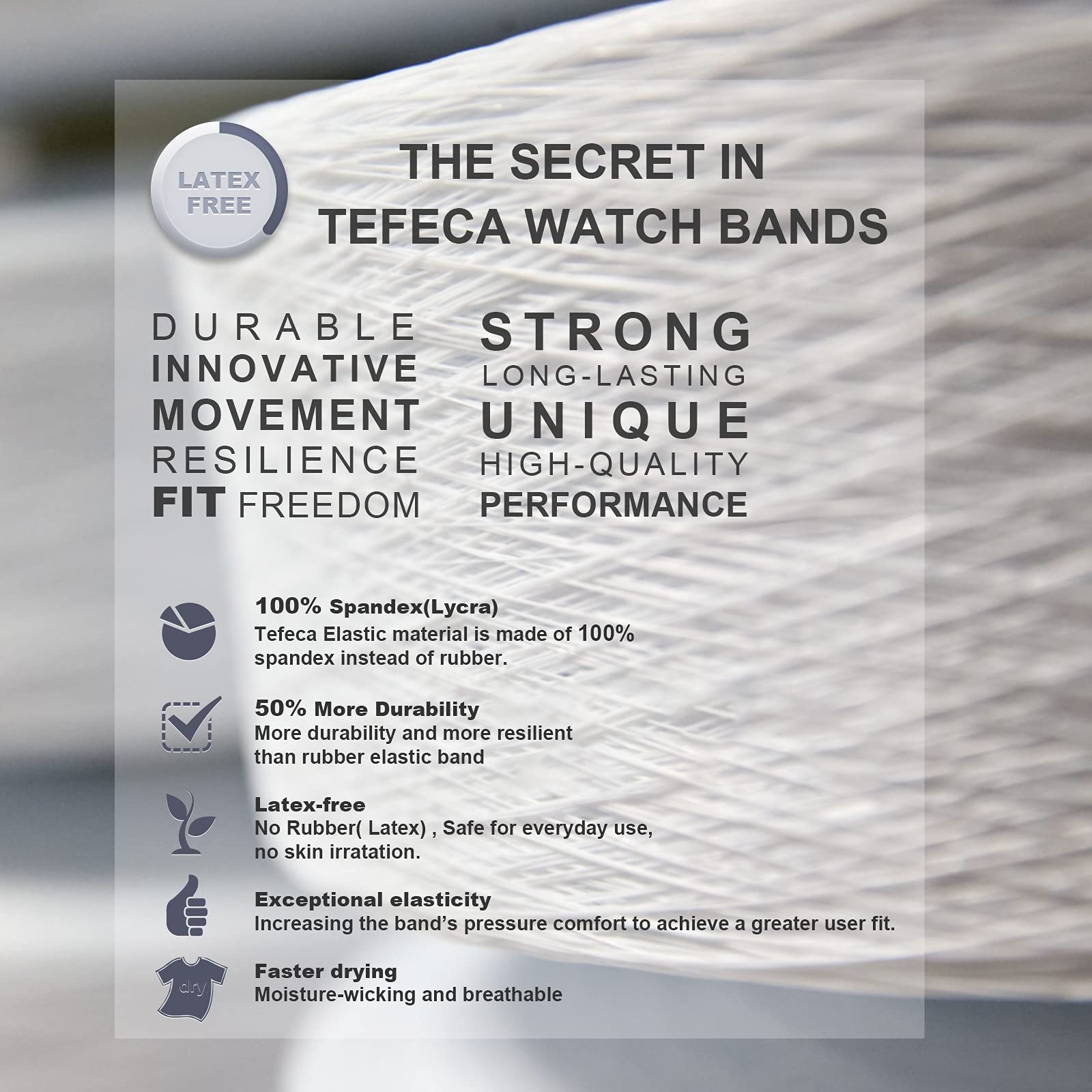 Tefeca Unity Series Elastic Compatible/Replacement Band For Apple Watch/Apple Watch Ultra(Sea Fish,Xs Fits 5.5 6.0 Inch Wrist, 4