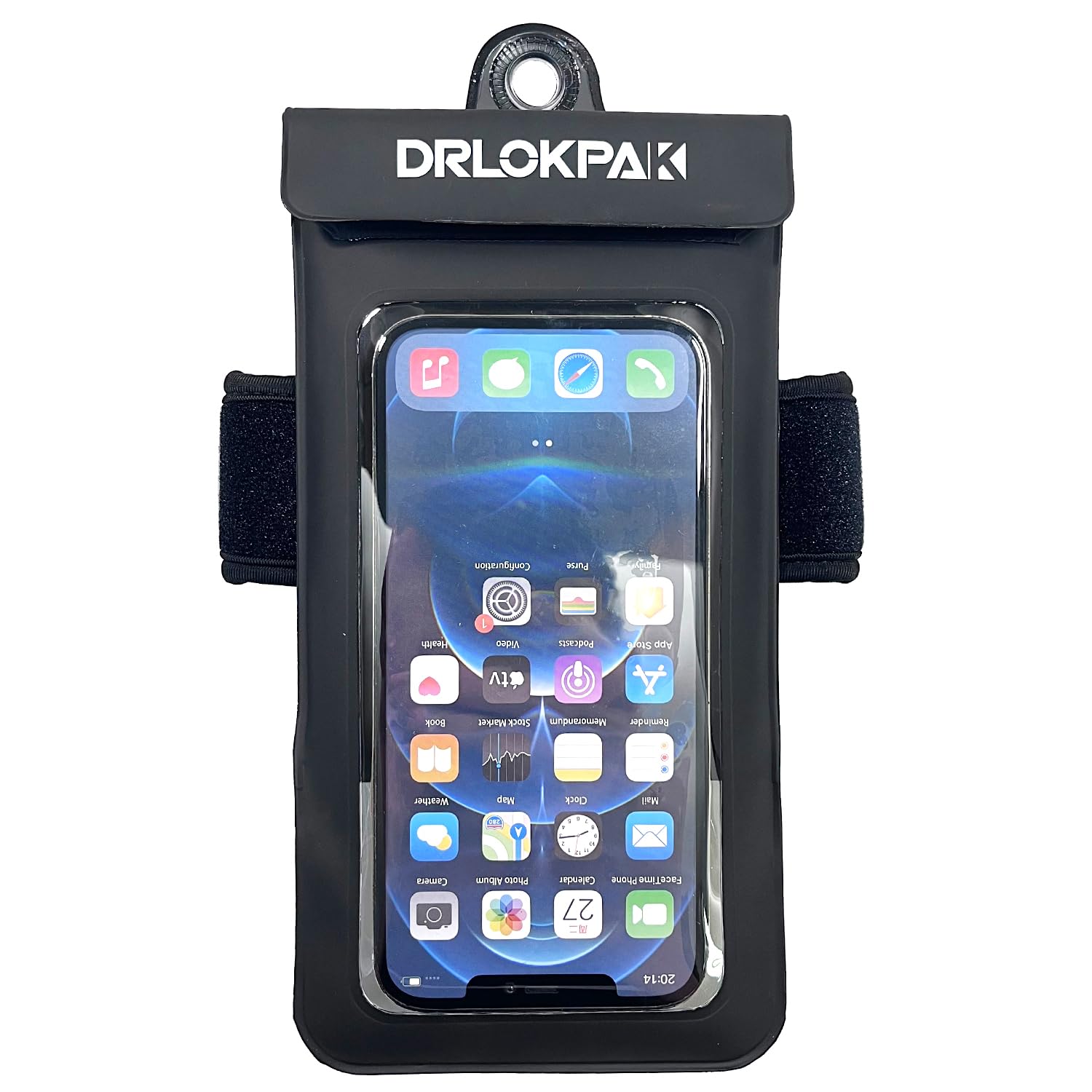 DRLOKPAK Waterproof Phone Case Armband Surfing Dry Bag Floating Waterproof Pouch Holder for iPhone 15 14 13 12 Pro Max XS Plus S