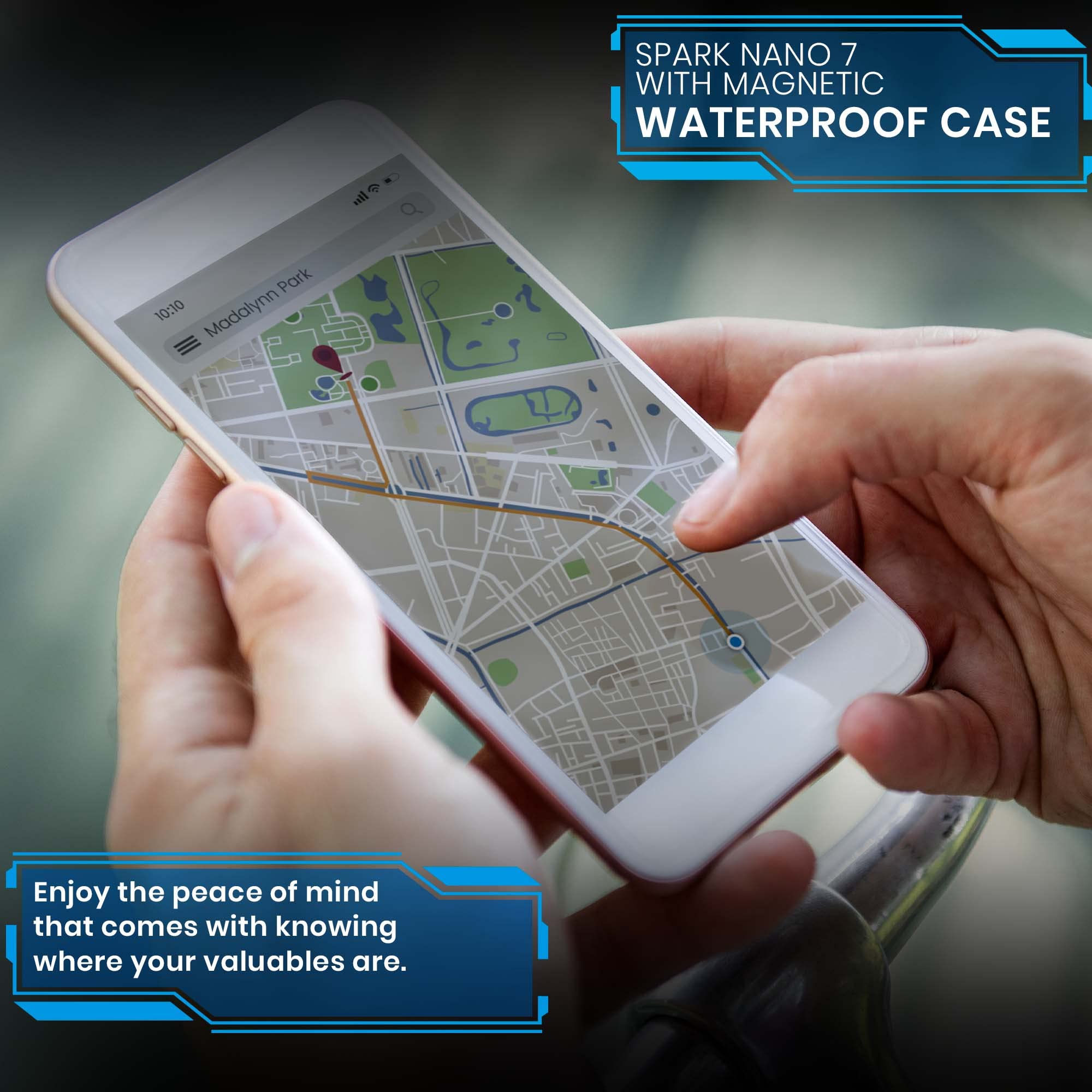 Brickhouse Car Trackers For Your Vehicle   Spark Nano 7 Gps Tracker With Magnetic Waterproof Case   Hidden Real Time 4G Lte Vehi