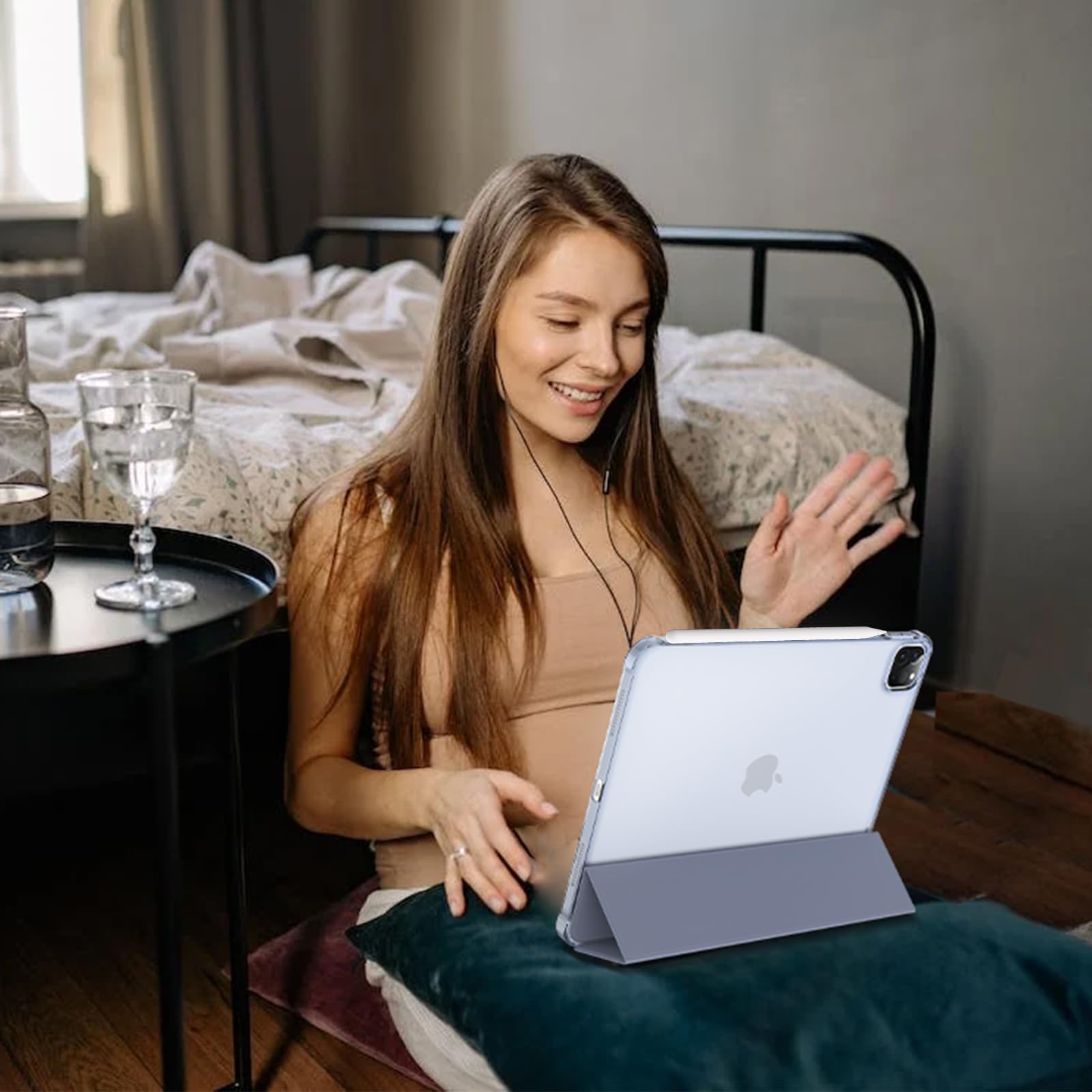 Kenke New Ipad Pro 11 Inch Case 4Th/3Rd/2Nd/1St Generation 2022/2021/2020/2018 Built In Left Side Pencil Holder Support 2Nd Penc