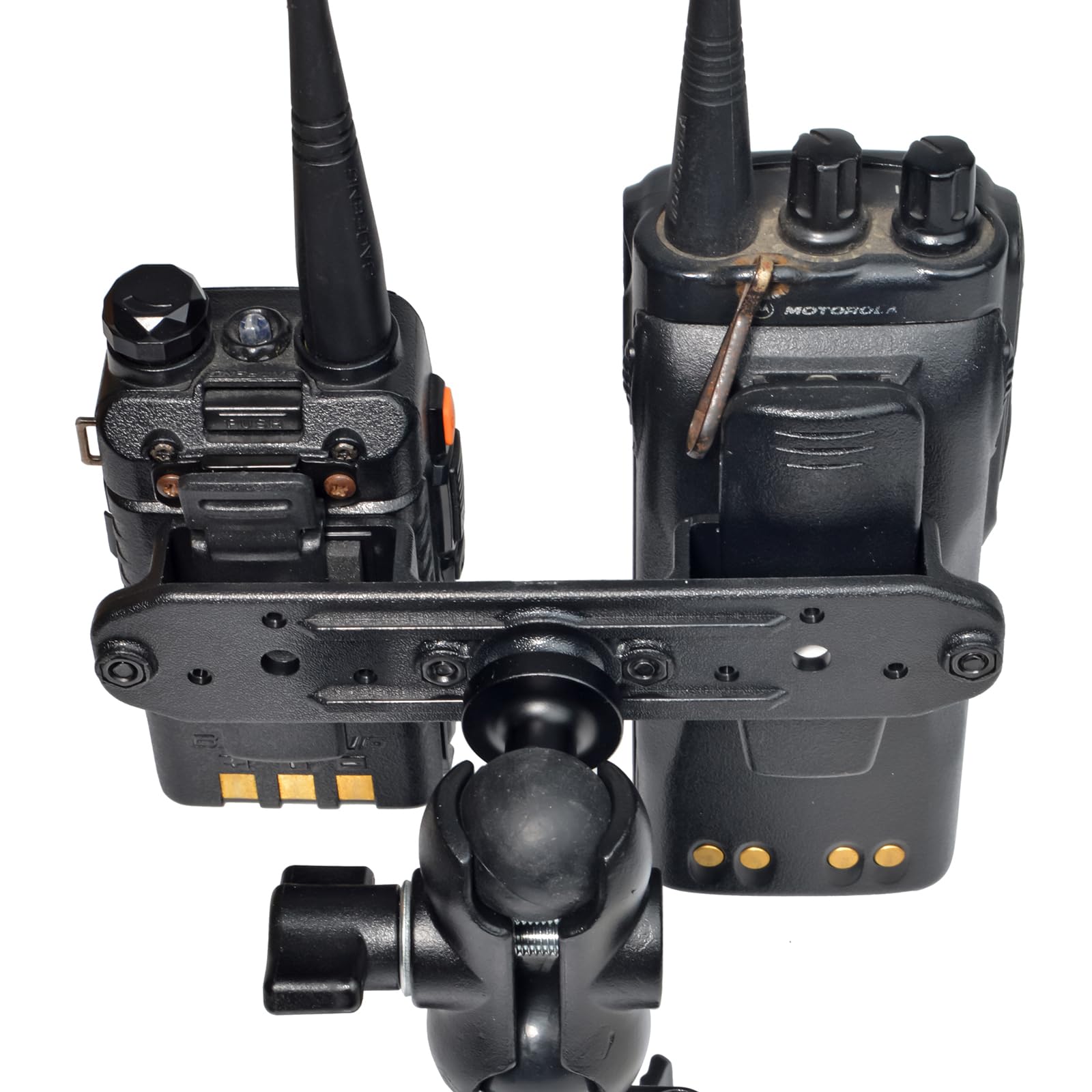 Hyshikra Handheld Radio Mount, Suction Cup Walkie Talkie Holder Bracket Windshield/Dashboard Compatible With Kenwood Baofeng Uv5