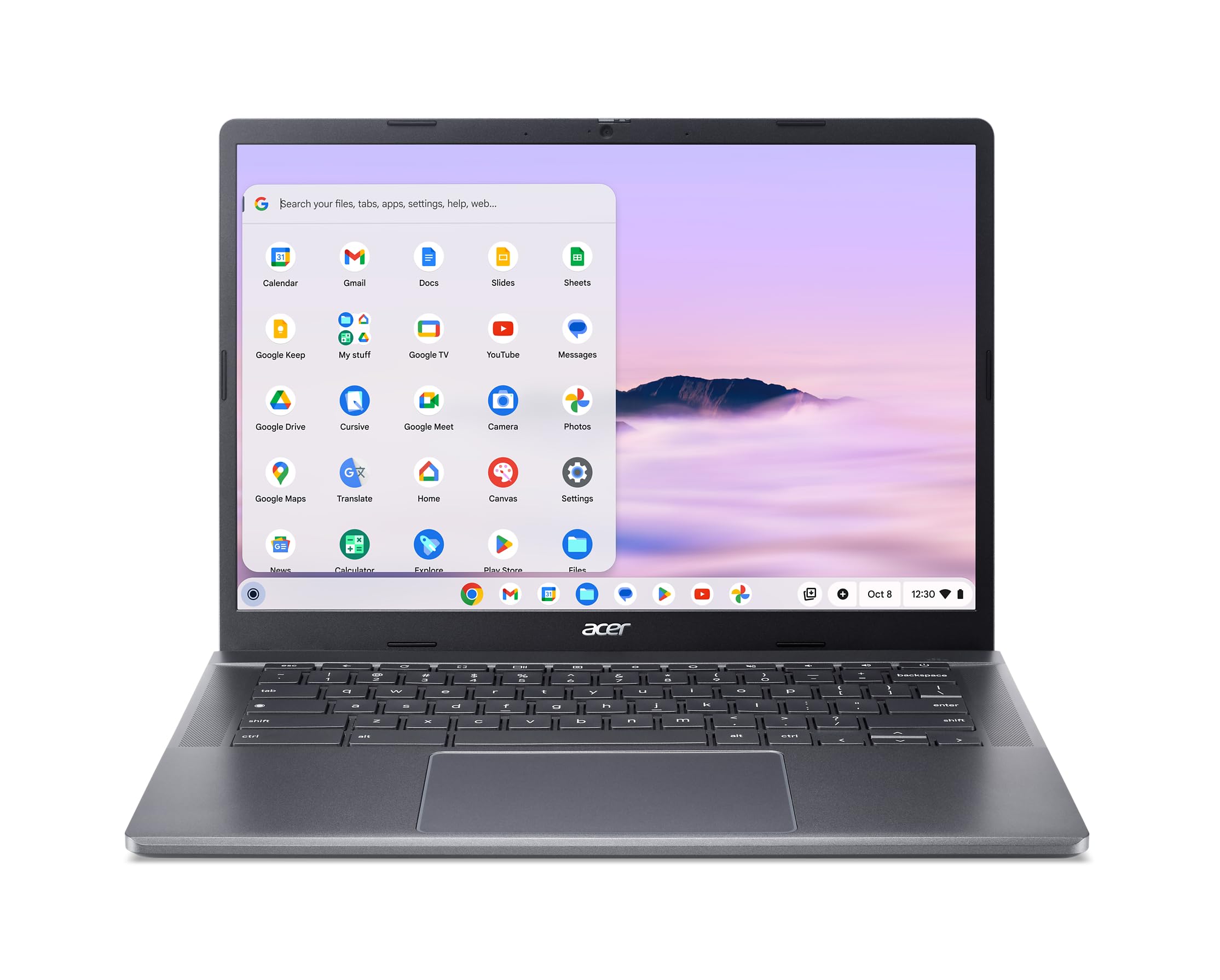 Acer Chromebook Plus 514 Laptop With Google Ai   14'' Wuxga 1920 X 1200 Ips Display | Amd Ryzen 3 7320C | 8Gb Lpddr5X | 128Gb Ss