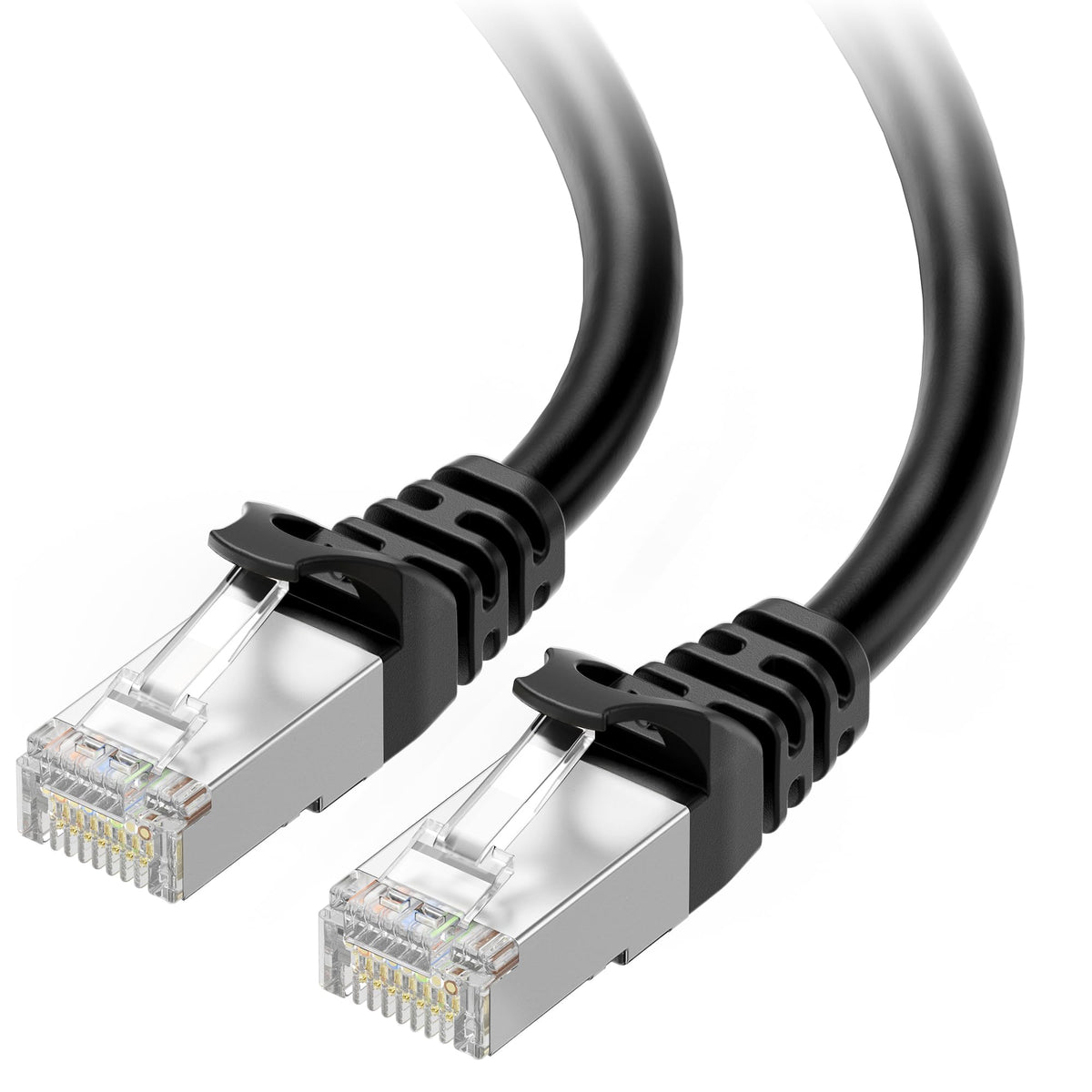 Cable Matters 10Gbps Snagless Long Shielded Cat6A Ethernet Cable 150 Ft (Sstp, Sftp Shielded Ethernet Cable, Shielded Cat6 Cable