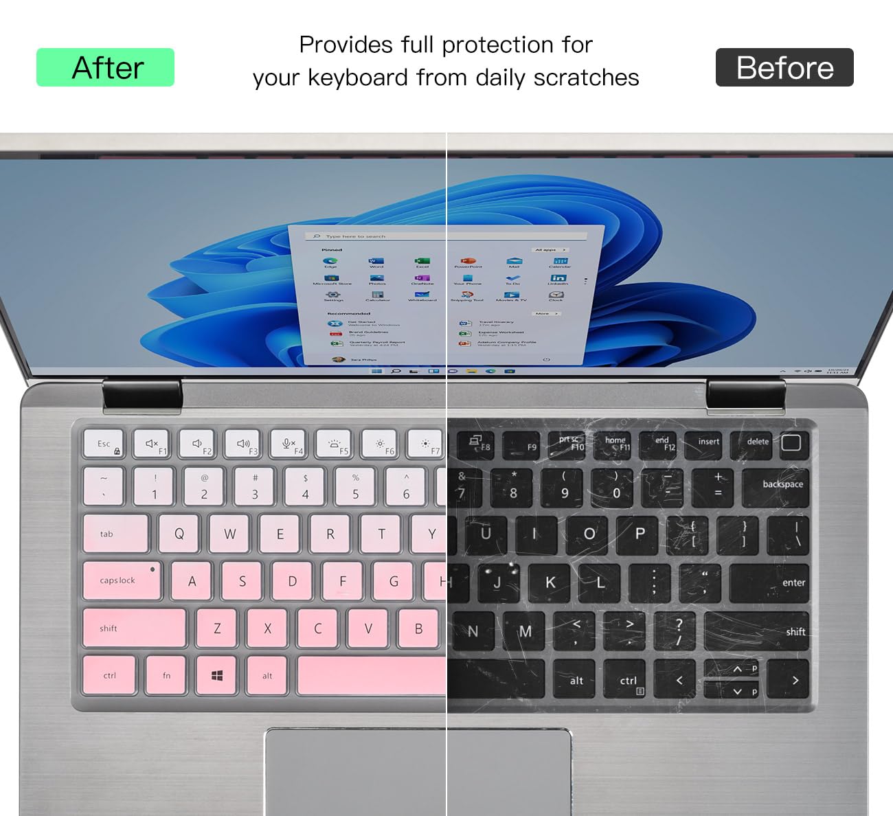 Keyboard Cover For 14'' Dell Latitude 3440 5440 5430 5431 5420, Dell Latitude 14'' 7440 7430 7420 7410, Dell Latitude 14'' 9420