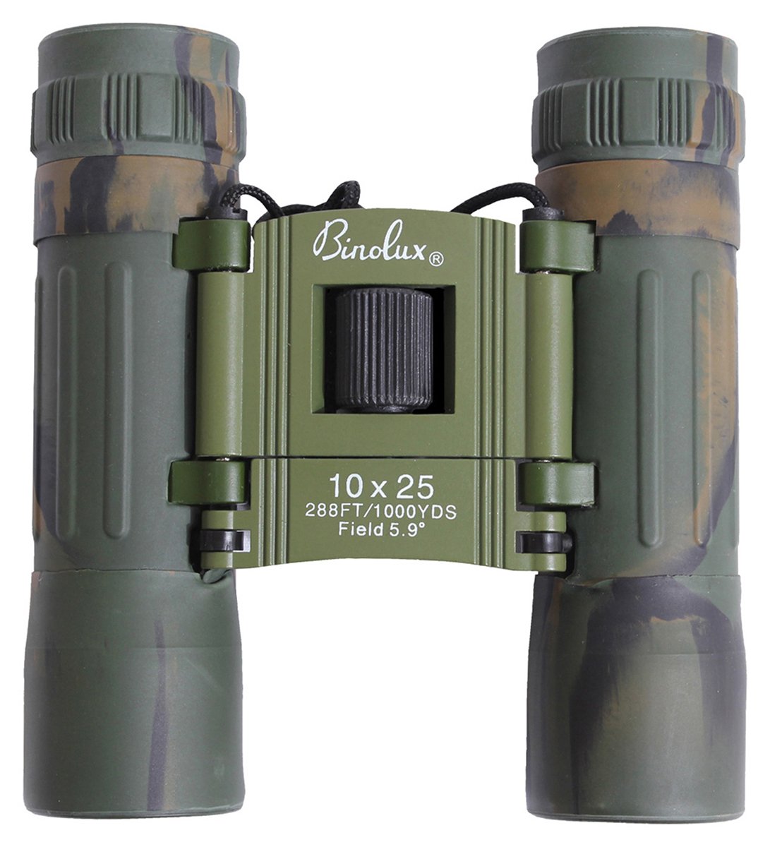Woodland Camouflage 10 X 25Mm Compact Binoculars