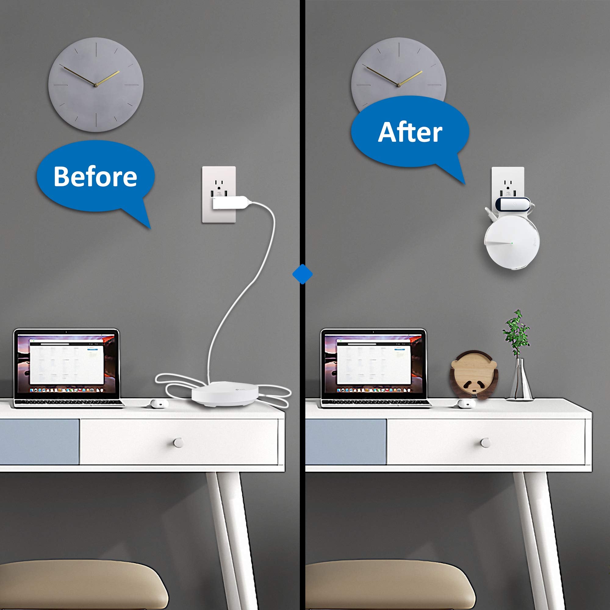 Petimeti Wall Mount For Deco M5 Mesh Wifi System(2 Pack