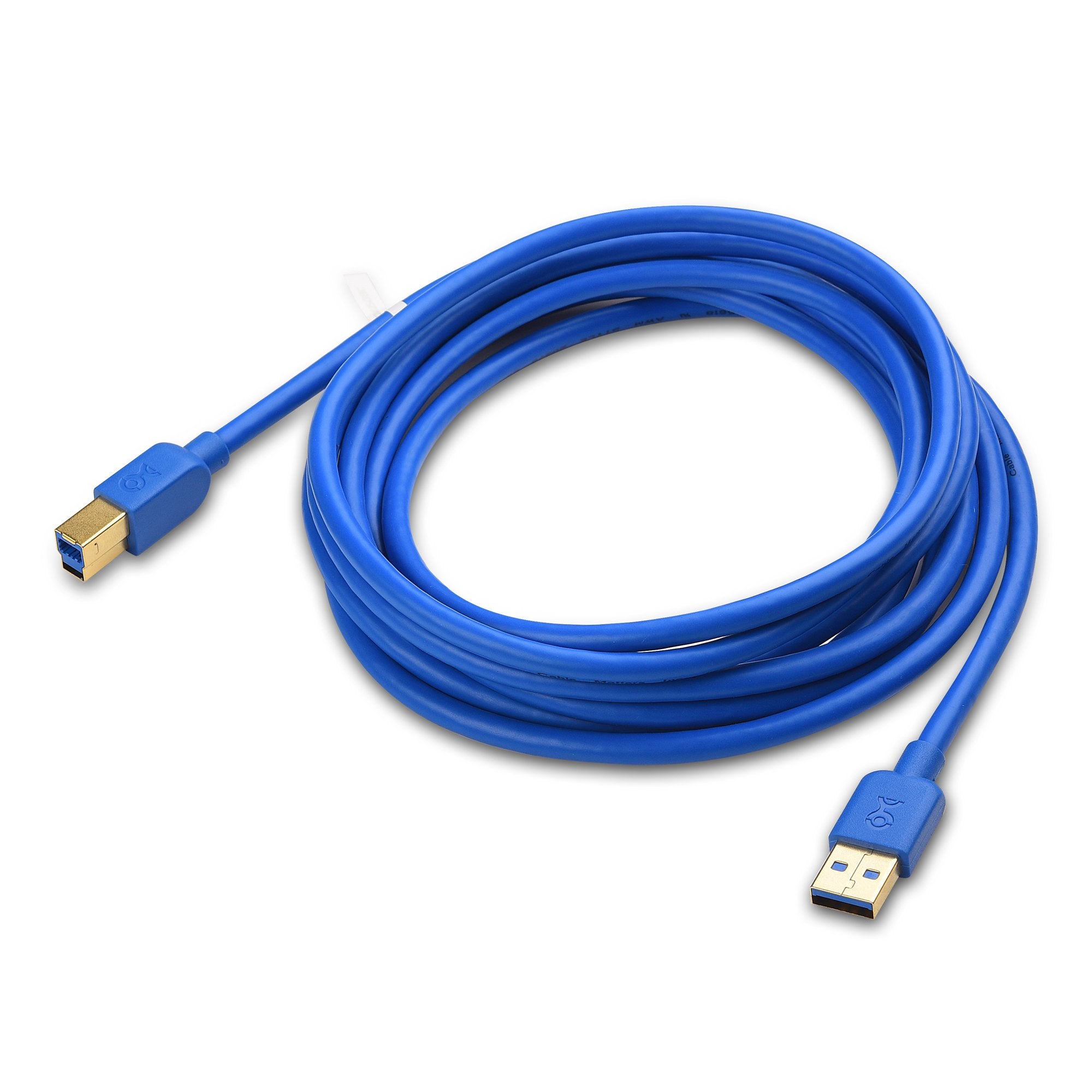 Cable Matters Long USB 3.0 Cable (USB 3 Cable, USB 3.0 A to B Cable) in Blue 10 ft