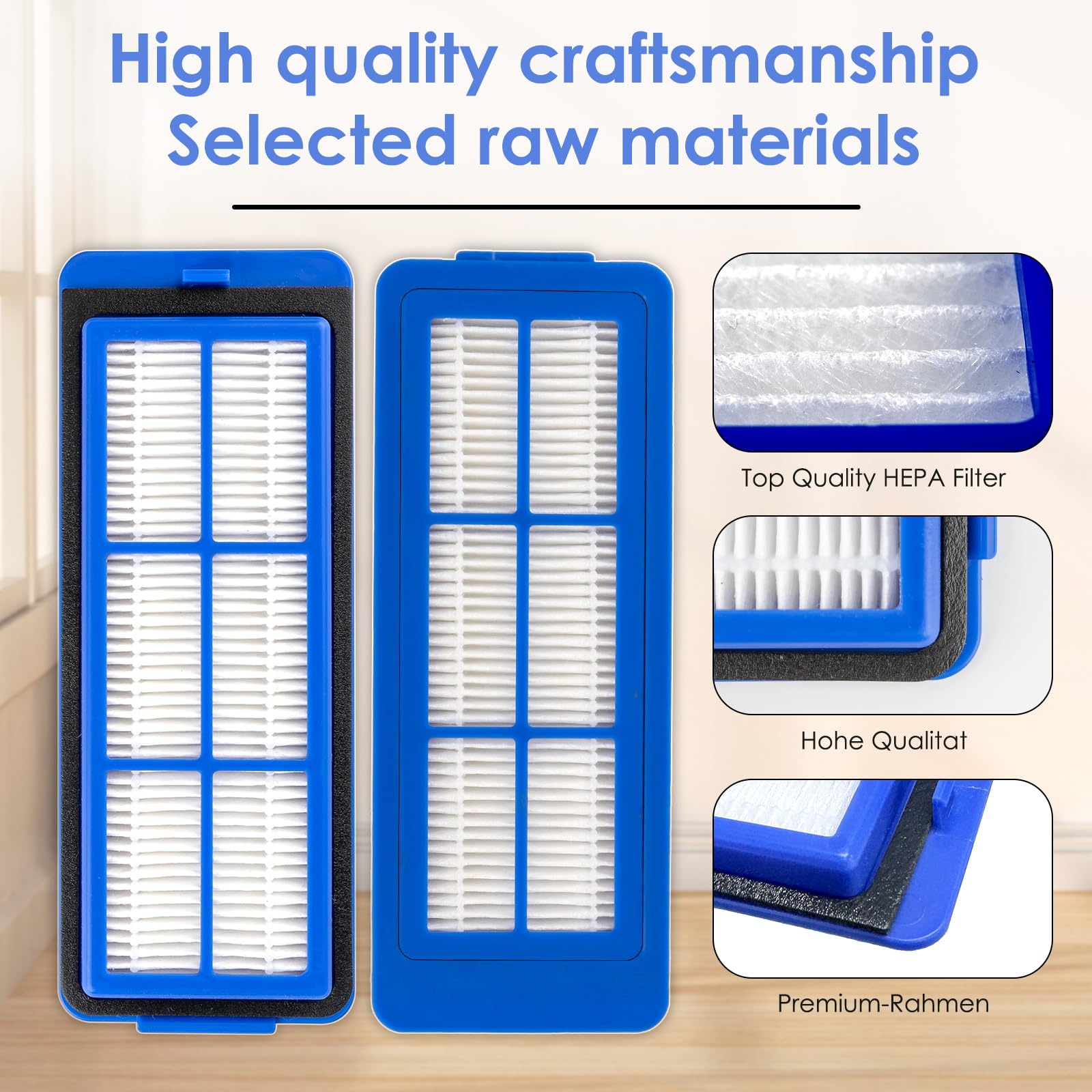 (5 Pack) Replacement Hepa Filter Compatible With Eufy Robovac 11S 15T 30 30C 30C Max 15C 12 25C 35C 11S Max 15C Max G20 G30 G30