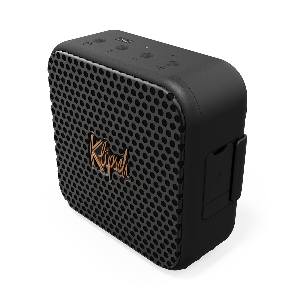 Klipsch The Austin Portable Bluetooth Speaker With A 1.5'' Full Range Driver, Ip67 Dust And Waterproof Rating, 12 Hours Of Playt