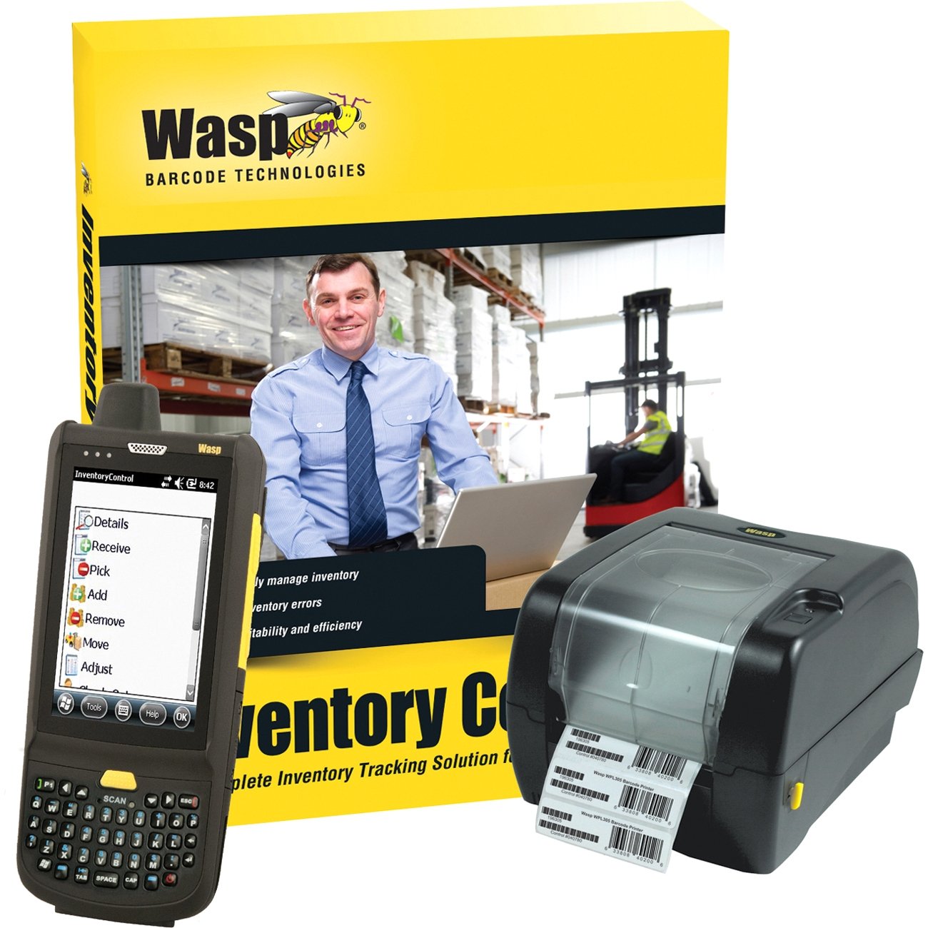 Wasp 633808391348 Inventory Control RF Pro with HC1 + WPL305 Retail