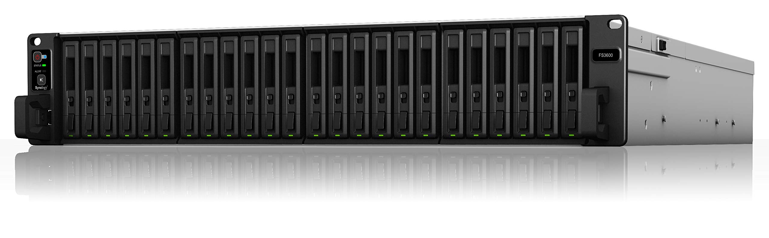 Synology 24 Bay Flashstation Fs3600 (Diskless), 24 Bay; 16Gb Ddr4