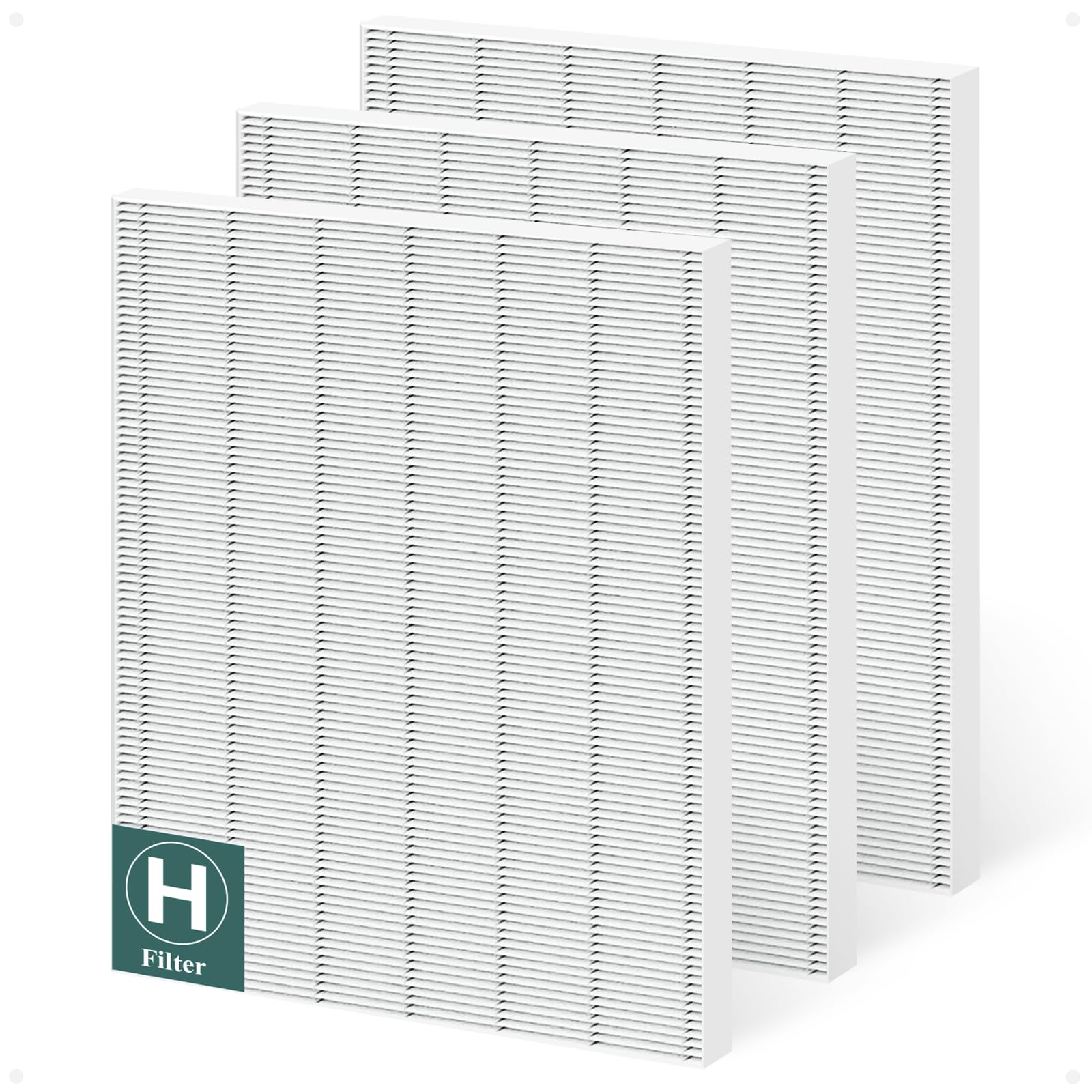 3 Pack 116130 True Hepa Replacement Filter H For Winix 5500 2, 5300 2, C535, 5300, 6300, 6300 2, P300, Am80, Am90, C909 And 9800