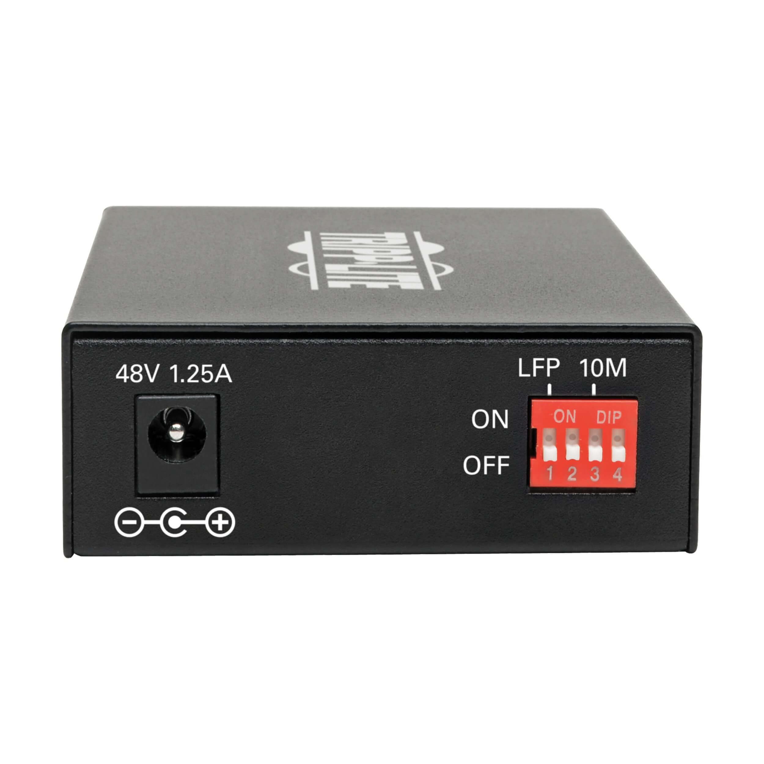 Tripp Lite Network Copper Rj45 Ethernet To Fiber Sc Duplex Singlemode Cable Extender Converter, 1310Nm Wavelength, Gigabit Netwo