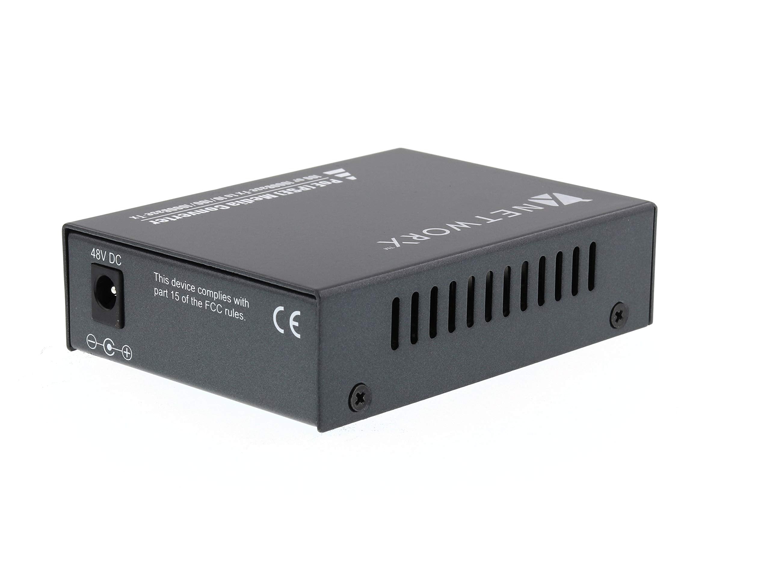Gigabit Poe Fiber Media Converter   1000Base Lx Lc Multimode