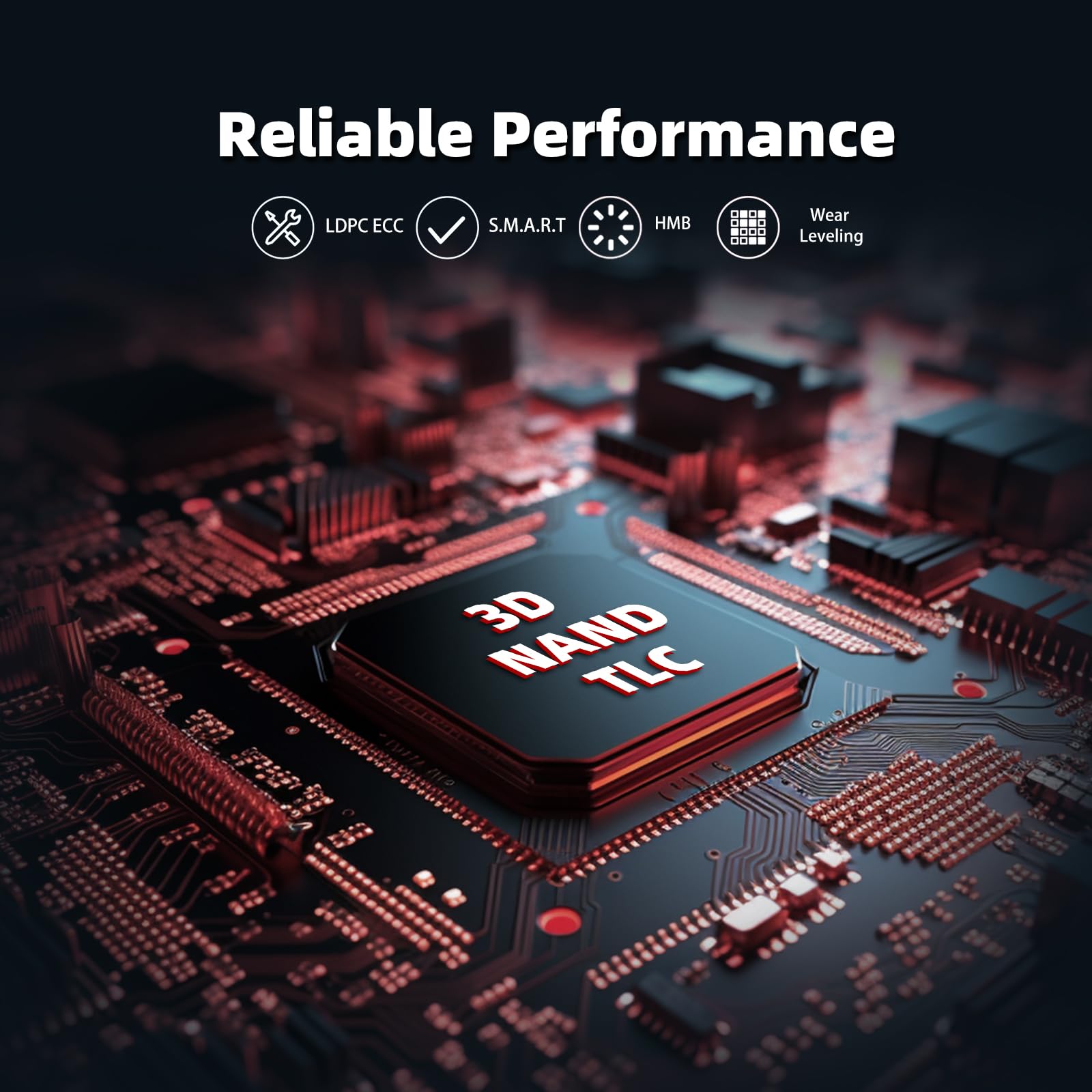 Kingspec Nx Series 2Tb Gen3X4 Nvme M.2 Ssd, Up To 3500Mb/S, 3D Nand Flash M2 2280 Internal Solid State Drive, For Desktop And La