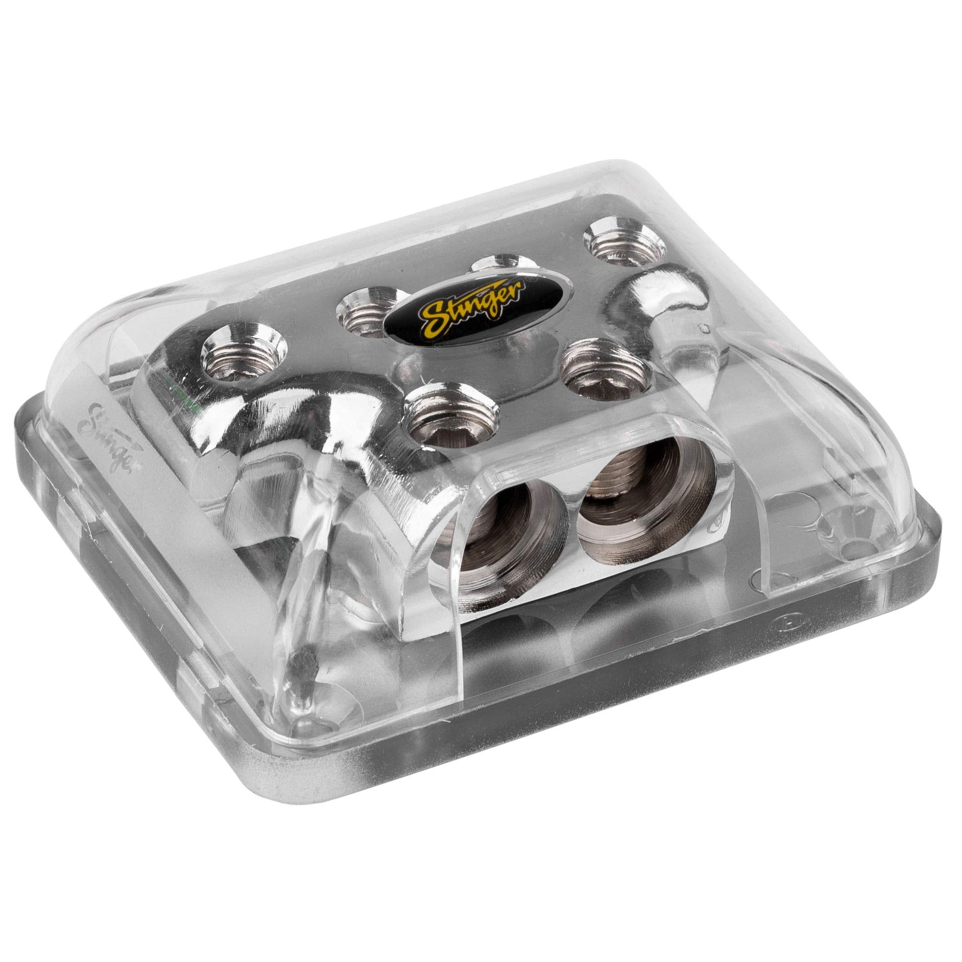 Stinger Spd514 Pro Series Power Or Ground Distribution Block With Shockrome Finish