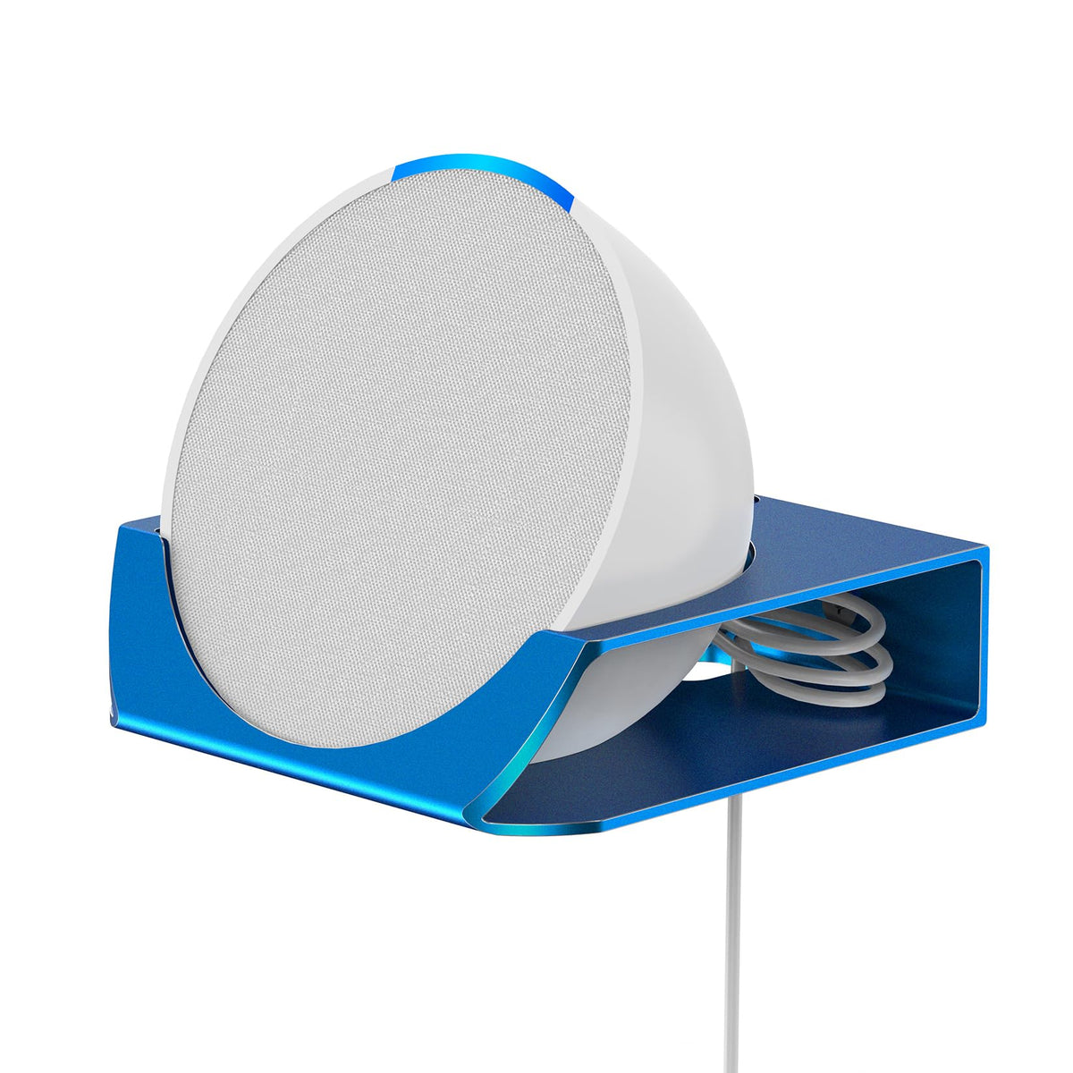Itshom Wall Mount For Echo Pop, Space Saving Echo Pop Stand Holder, Aluminum Alloy Stand For Echo Pop With Cable Management, Sta