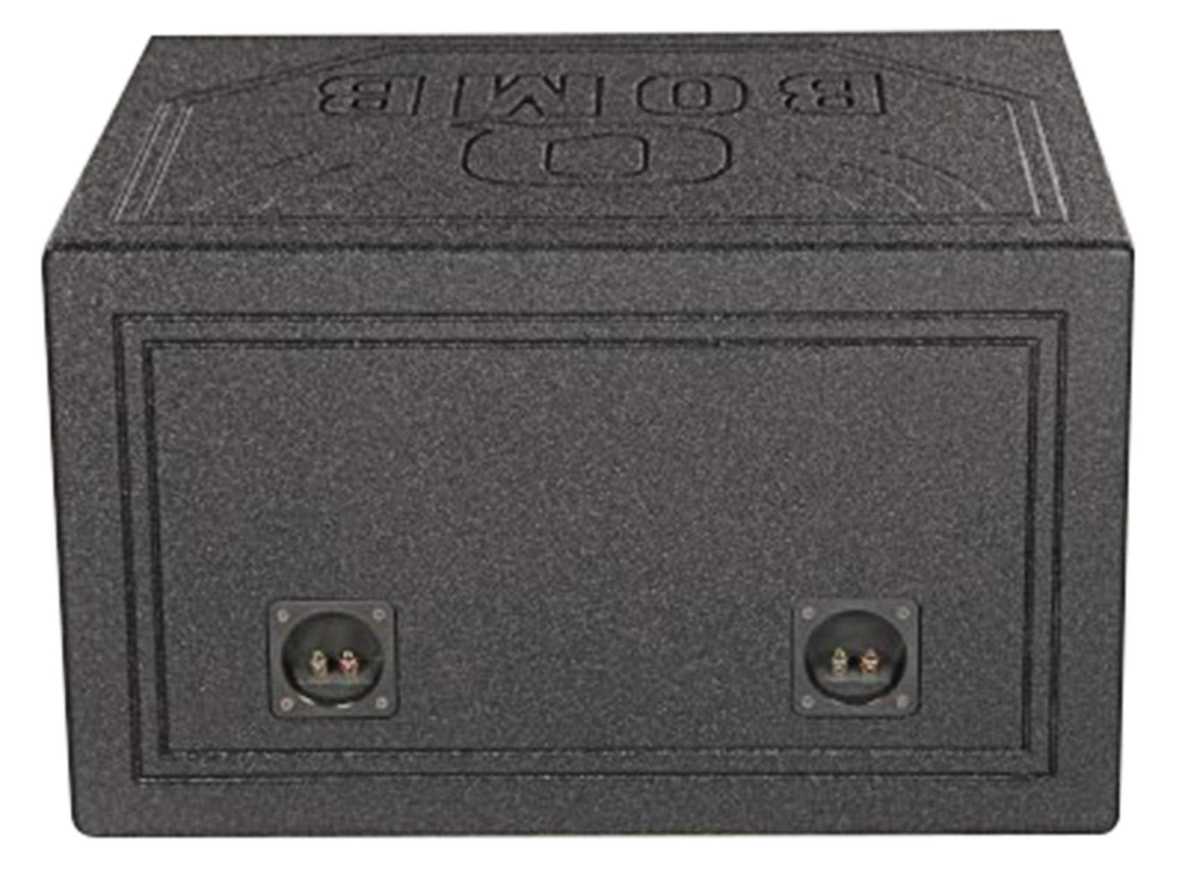 Qpower Qbomb Dual 12 Turbo Ported Empty Woofer Box