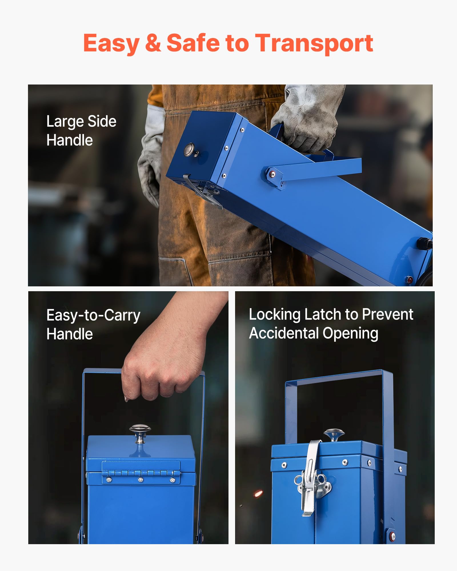 Vevor Portable Welding Rod Oven, 10Lbs Capacity Electrodes Drying Oven 230W 120V, 300? Fast Heating Welding Rods Dryer For 18-In