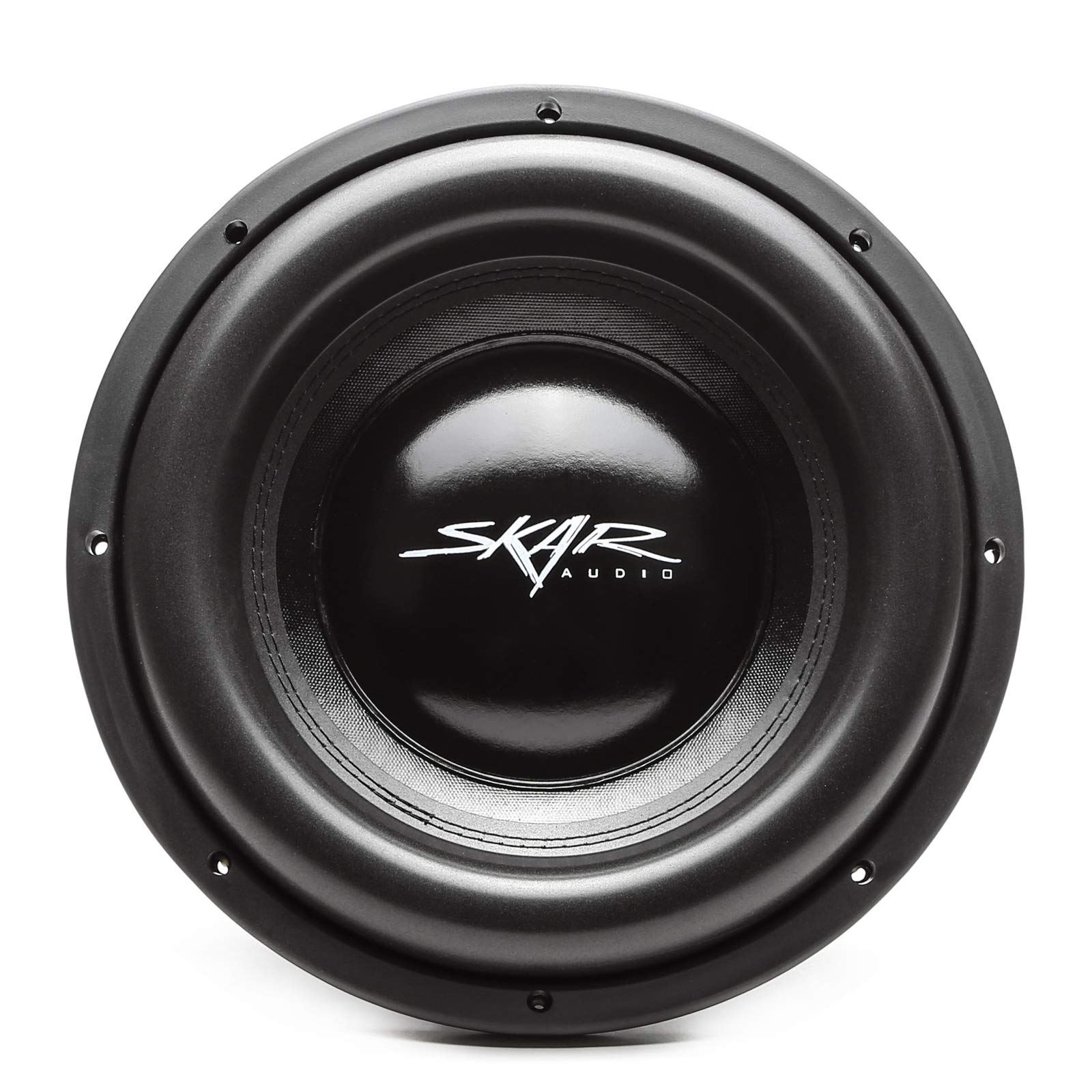 Skar Audio EVL-12 D4 12" Dual 4 Ohm Car Subwoofer - 2500 Watt Max Power, Black, Non-pressed Paper, Stamped Steel