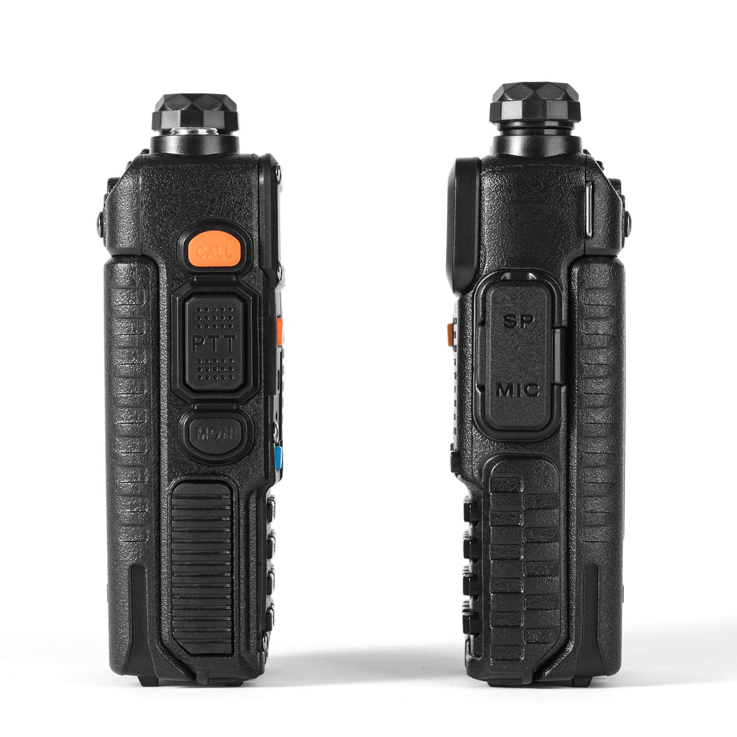 Ham Radio Walkie Talkie (Uv 5R) Uhf Vhf Dual Band 2 Way Radio With Rechargeable Li Ion Battery Handheld Walkie Talkies Complete Set With Earpiece And Programming Cable (2 Pack)