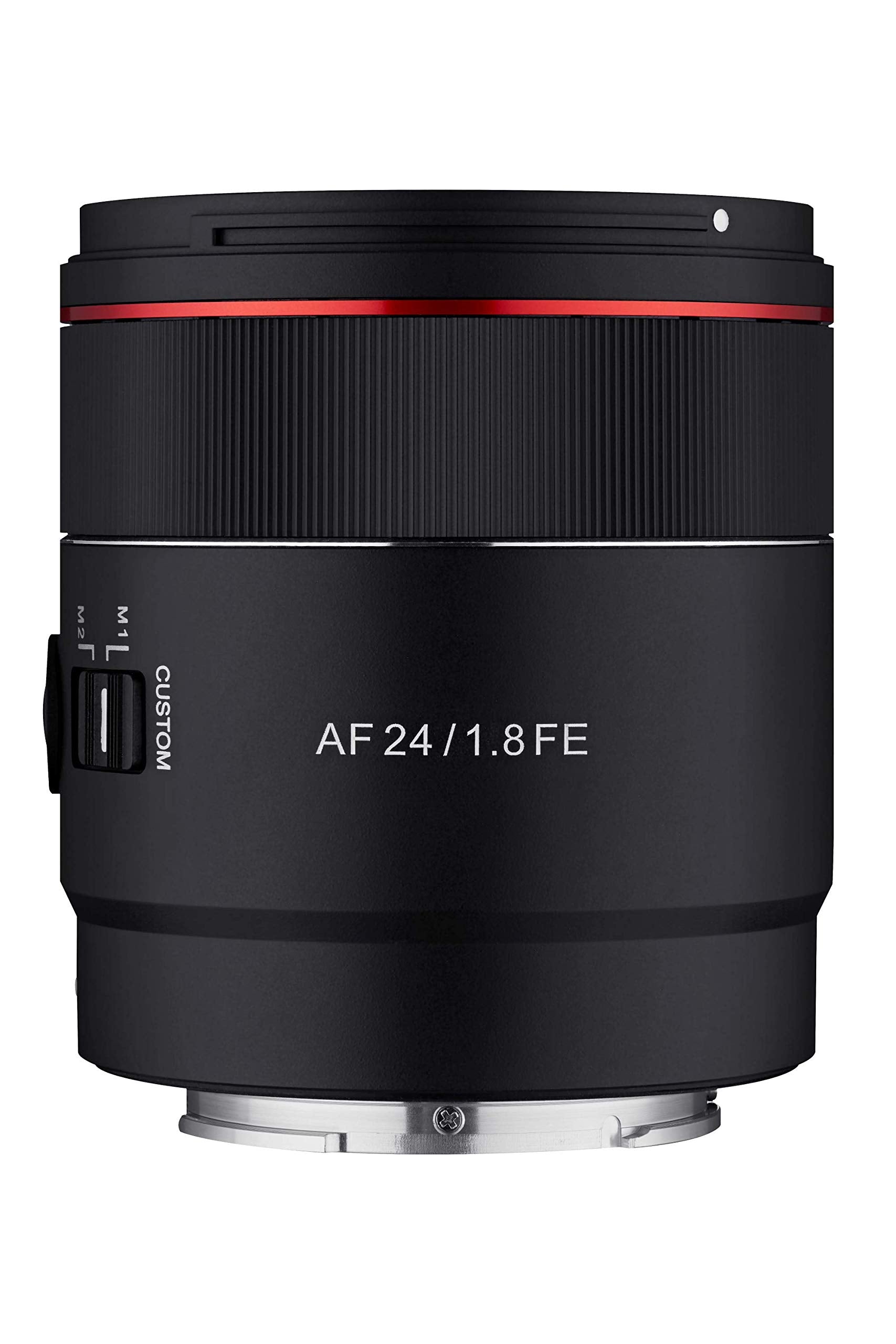 Samyang 24Mm F1.8 Af Compact Full Frame Wide Angle For Sony E, Black (Syio2418-E)