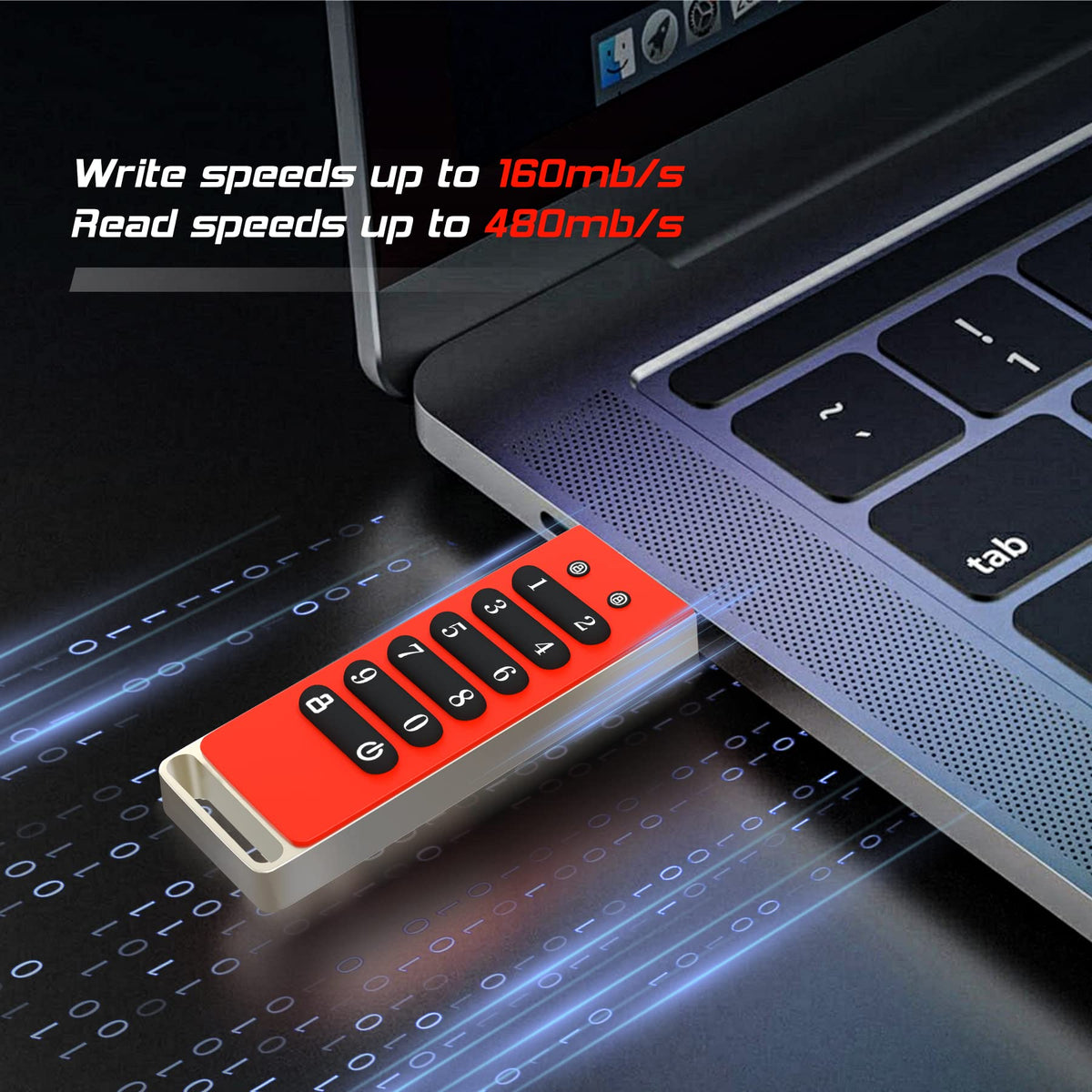 Innplus Secure Flash Drive 256 Bit, 32Gb Encrypted Usb Drive, Usb 3.0 ...