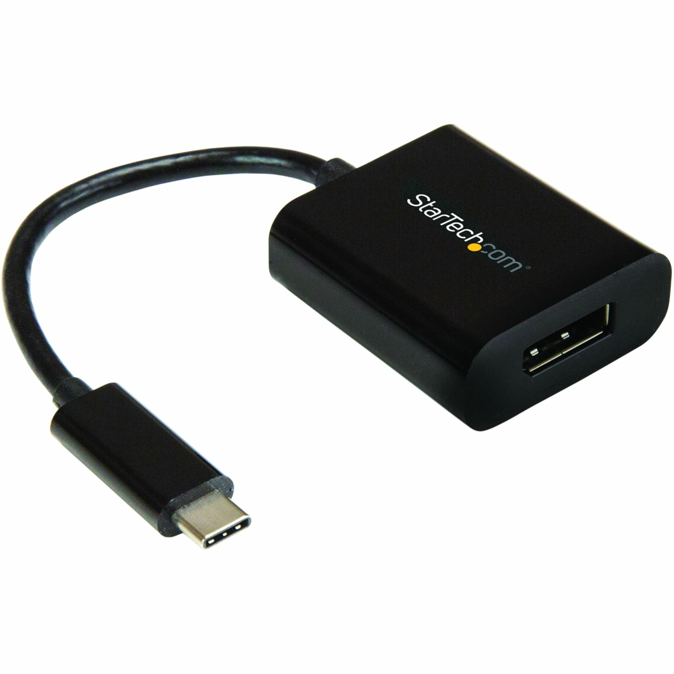 StarTech.com USB C to DisplayPort Adapter - 4K 60Hz/8K 30Hz, DP 1.4 HBR2 Dongle, Compact USB-C (DP Alt Mode) Monitor Video Conve