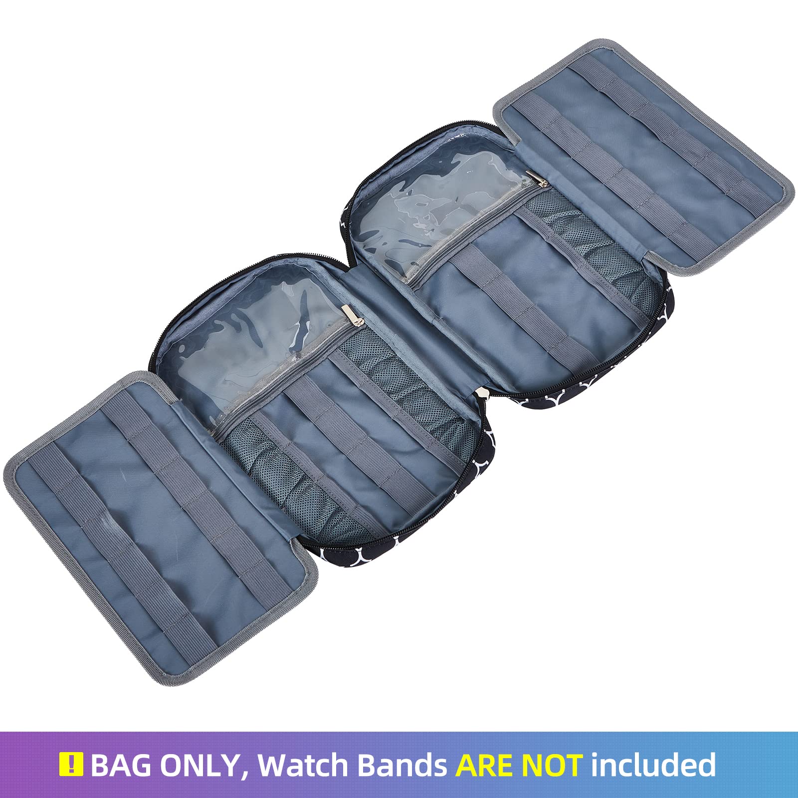 Nicogena 32 Watch Band Case For Apple Watch Bands And Accessories, Watch Straps Organizer And Storage Holder, Bag Only, Lantern