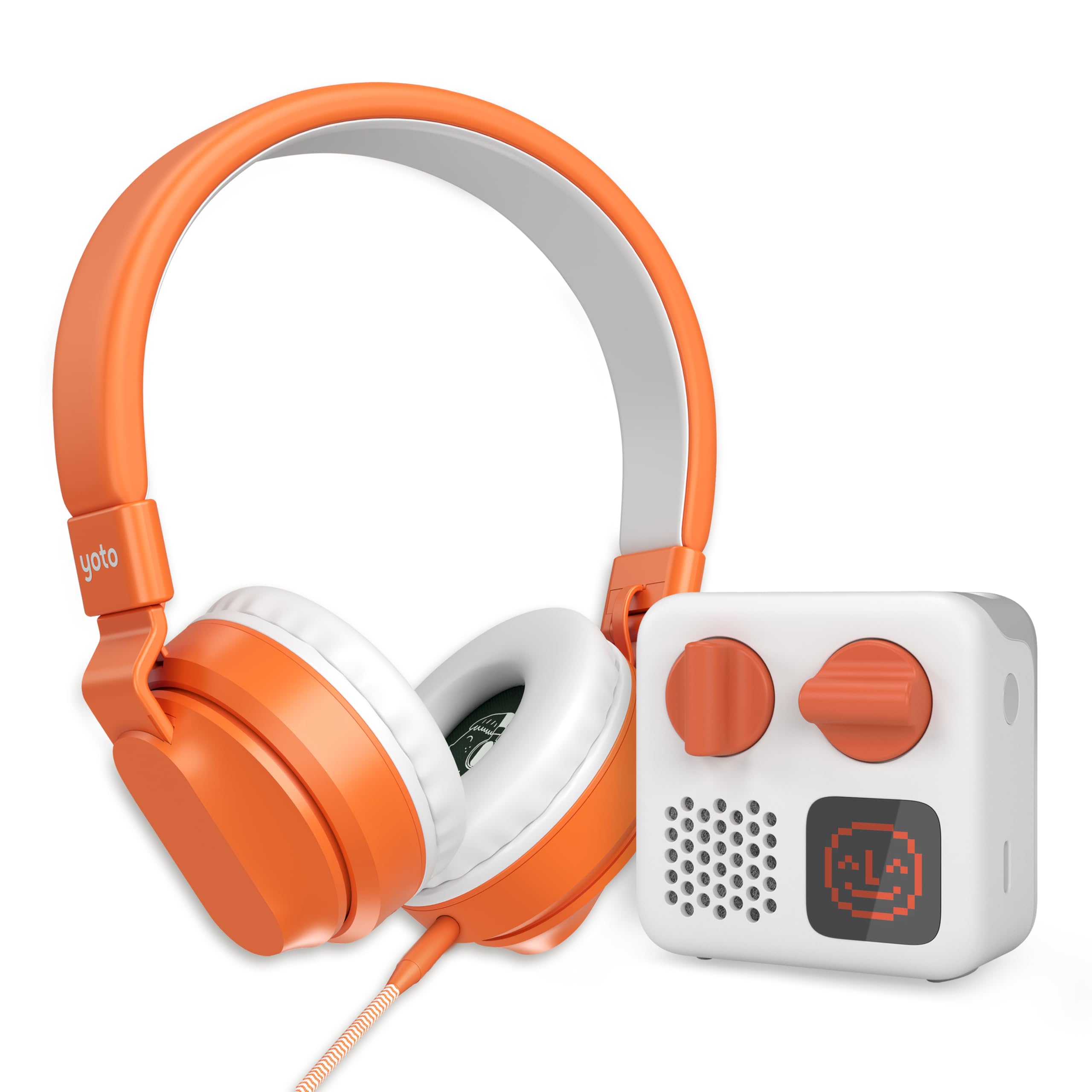 Yoto Mini (2024 Edition) + Wired Headphones Bundle   All In 1 Travel Device For Stories Music Podcast Radio White Noise Ok To Wa