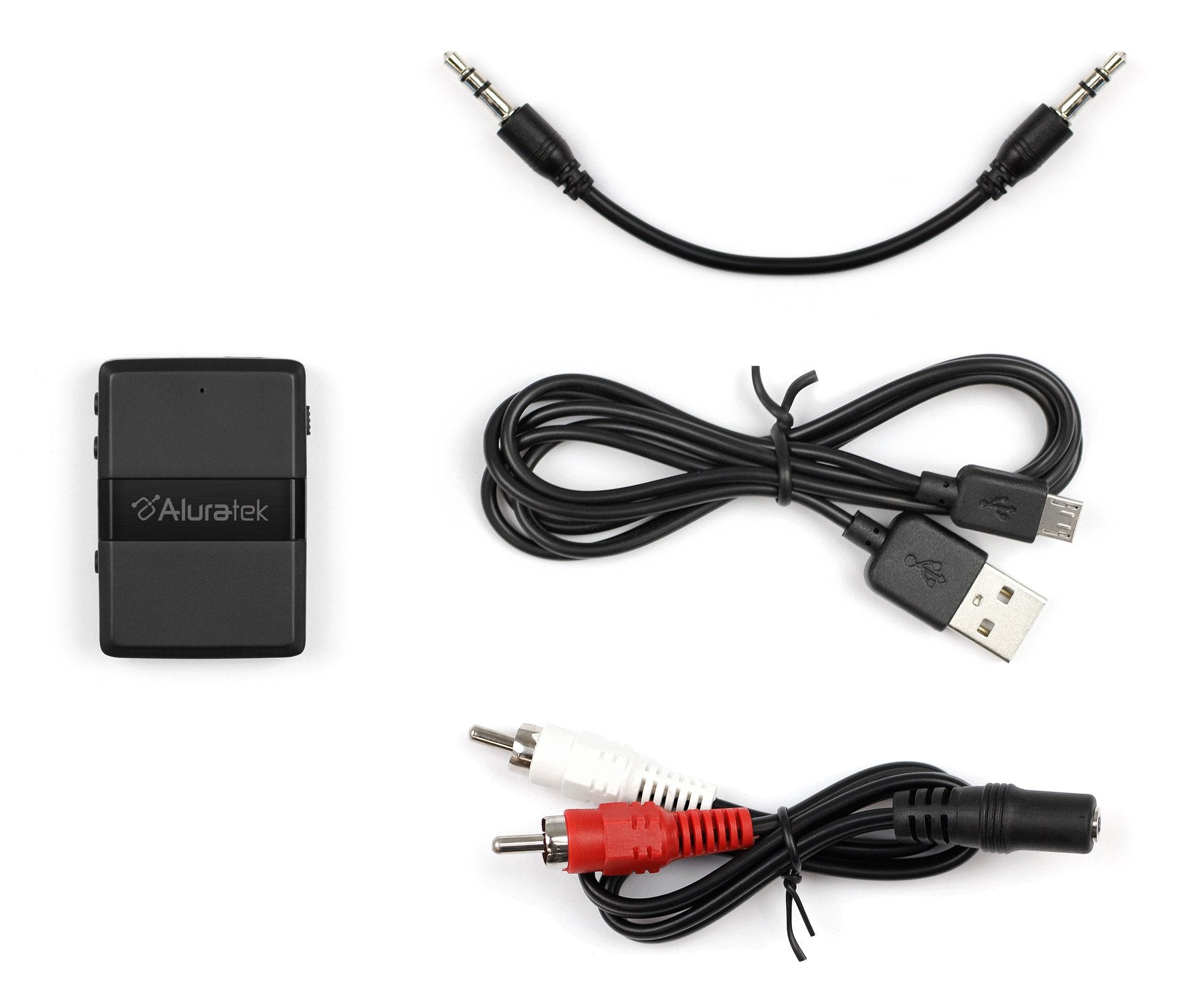 Aluratek Bluetooth V5.0 Audio Receiver And Transmitter Adapter With Low Latency For Tv, Pc, Auto, Airpline, Mp3 Player (Connect