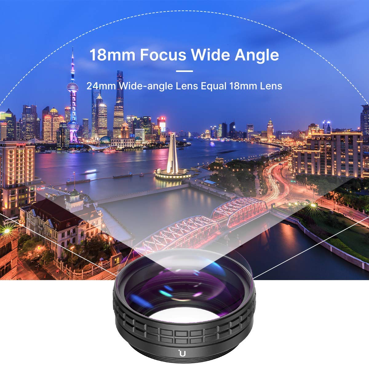 Ulanzi Creative Zv 1 Wide Angle/Macro Additional Lens 52Mm Diameter Compatible With Sony Zv 1 Camera Only, 2 In 1 Extra Lens Attachment With Strong Adhesive Back Adapter Ring Mount, Wl 1